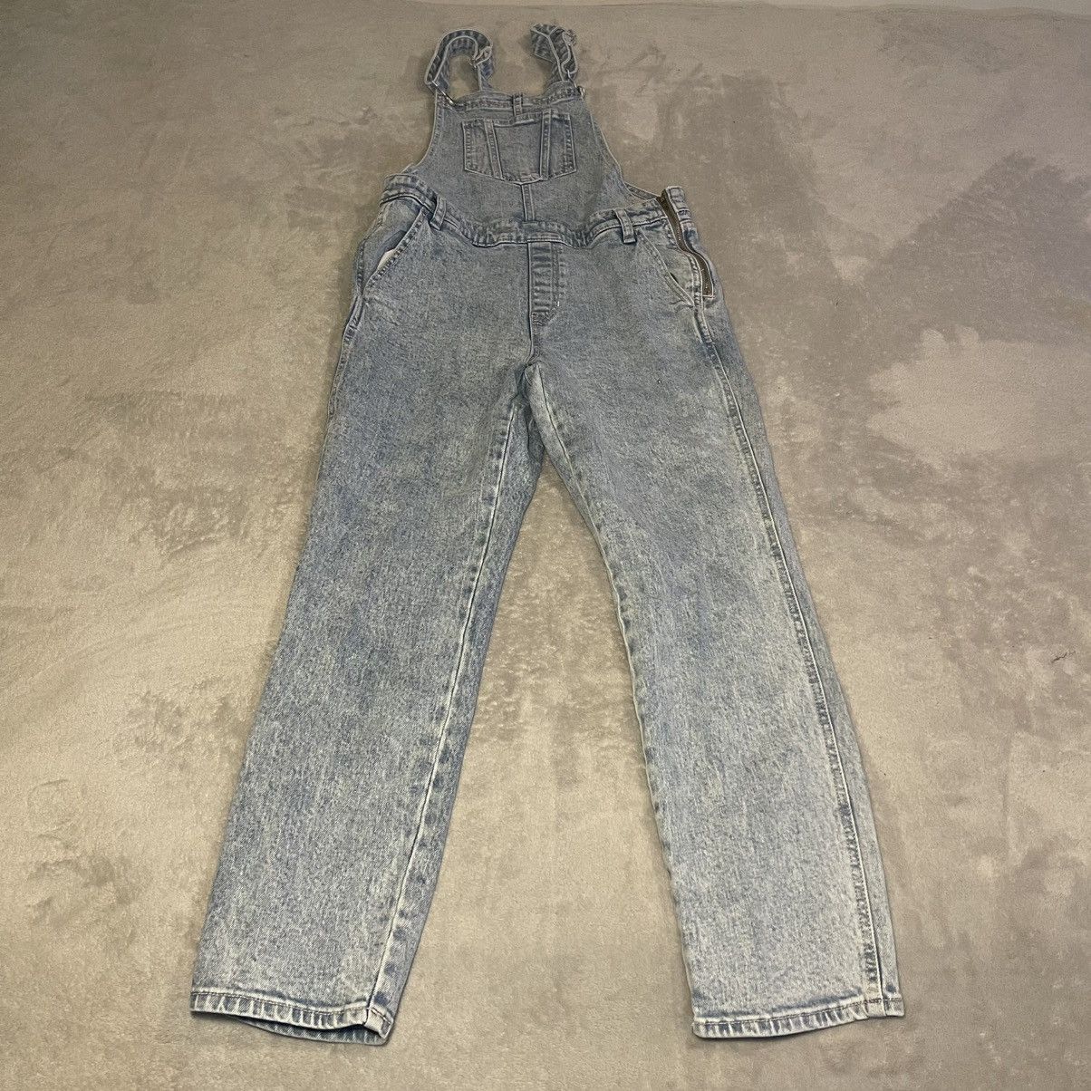Old Navy Vintage Y2K Old Navy Womens Size 8 Blue Acid Wash Overalls Size 30" / US 8 / IT 44 - 1 Thumbnail