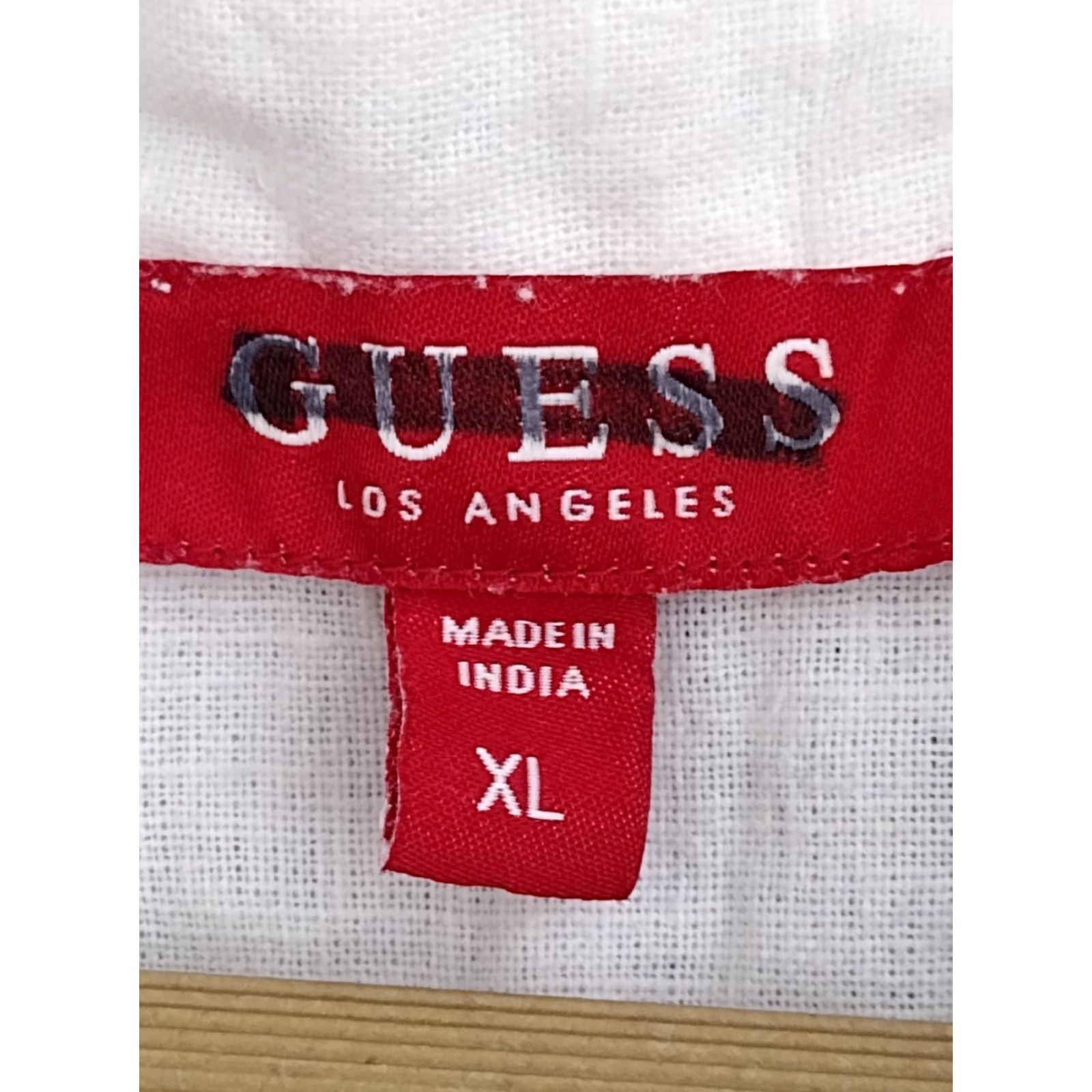 Guess Guess Women's White Linen Belt Shirt Dress Fitted Collared Button Down Size XL Size XL / US 12-14 / IT 48-50 - 5 Thumbnail