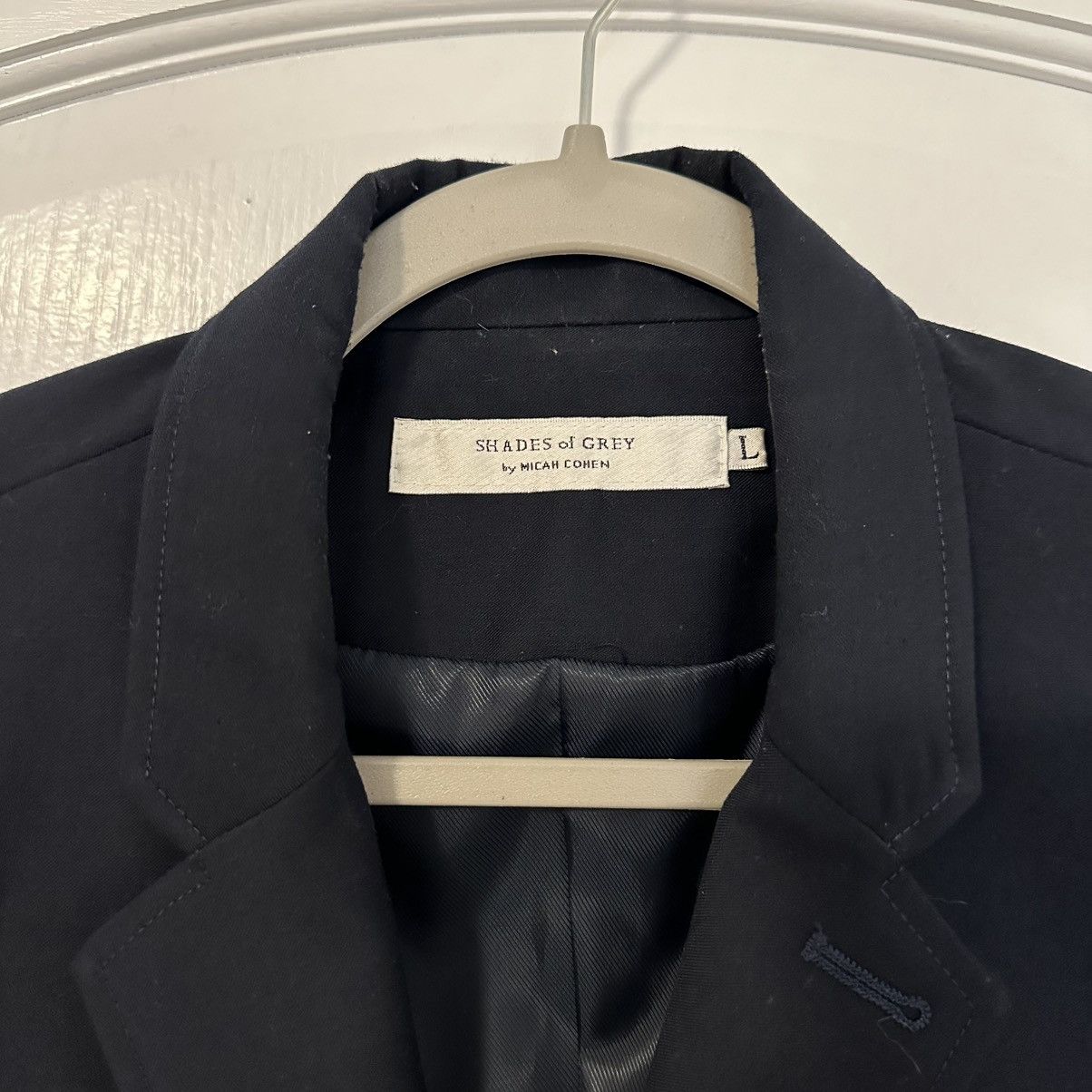 Shades Of Grey Shades of Grey by Micah Cohen Wool Blazer Jacket (Large) Size 42R - 3 Thumbnail