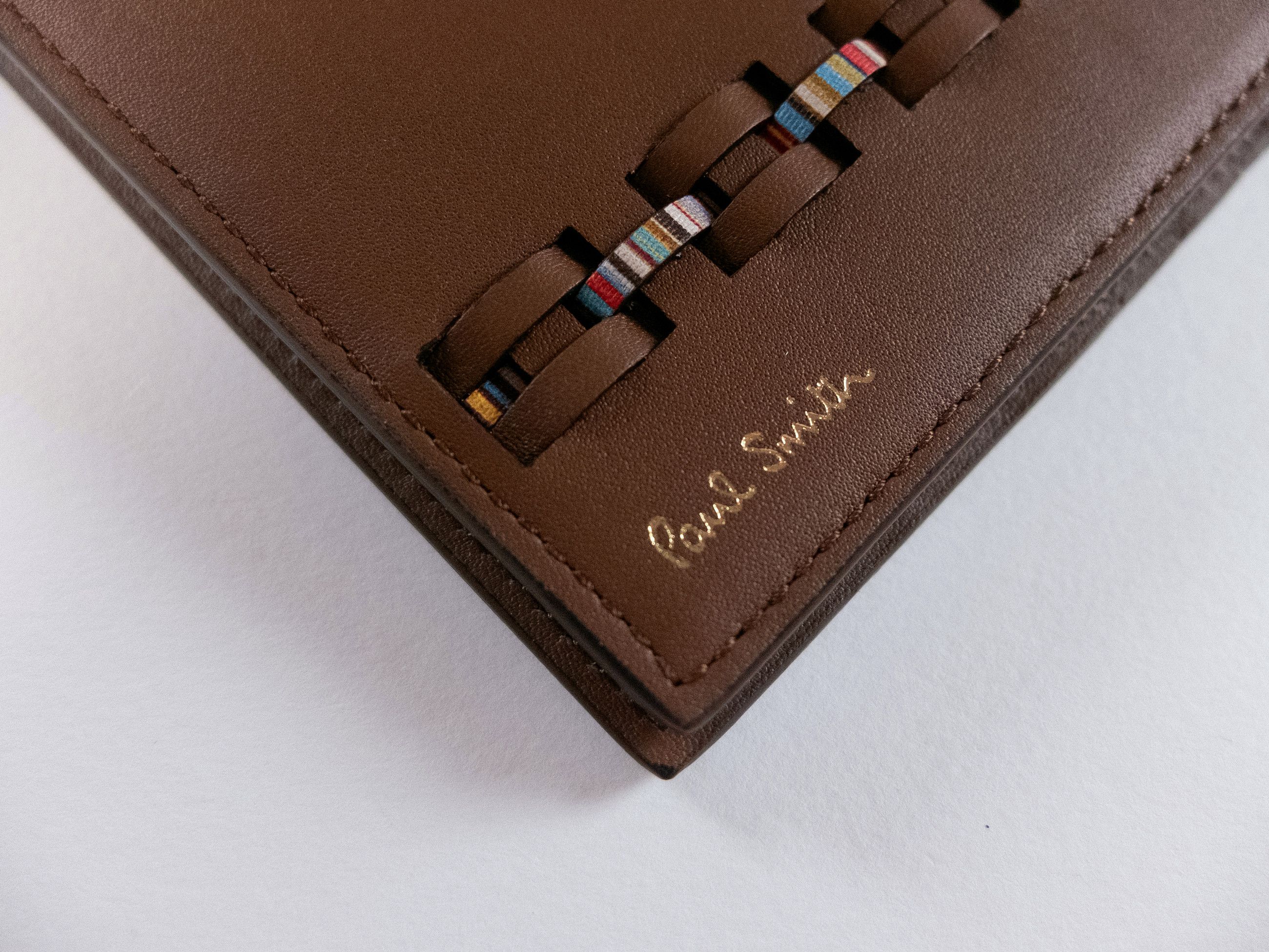 Paul Smith PAUL SMITH mainline tan brown woven front leather wallet Size ONE SIZE - 2 Thumbnail
