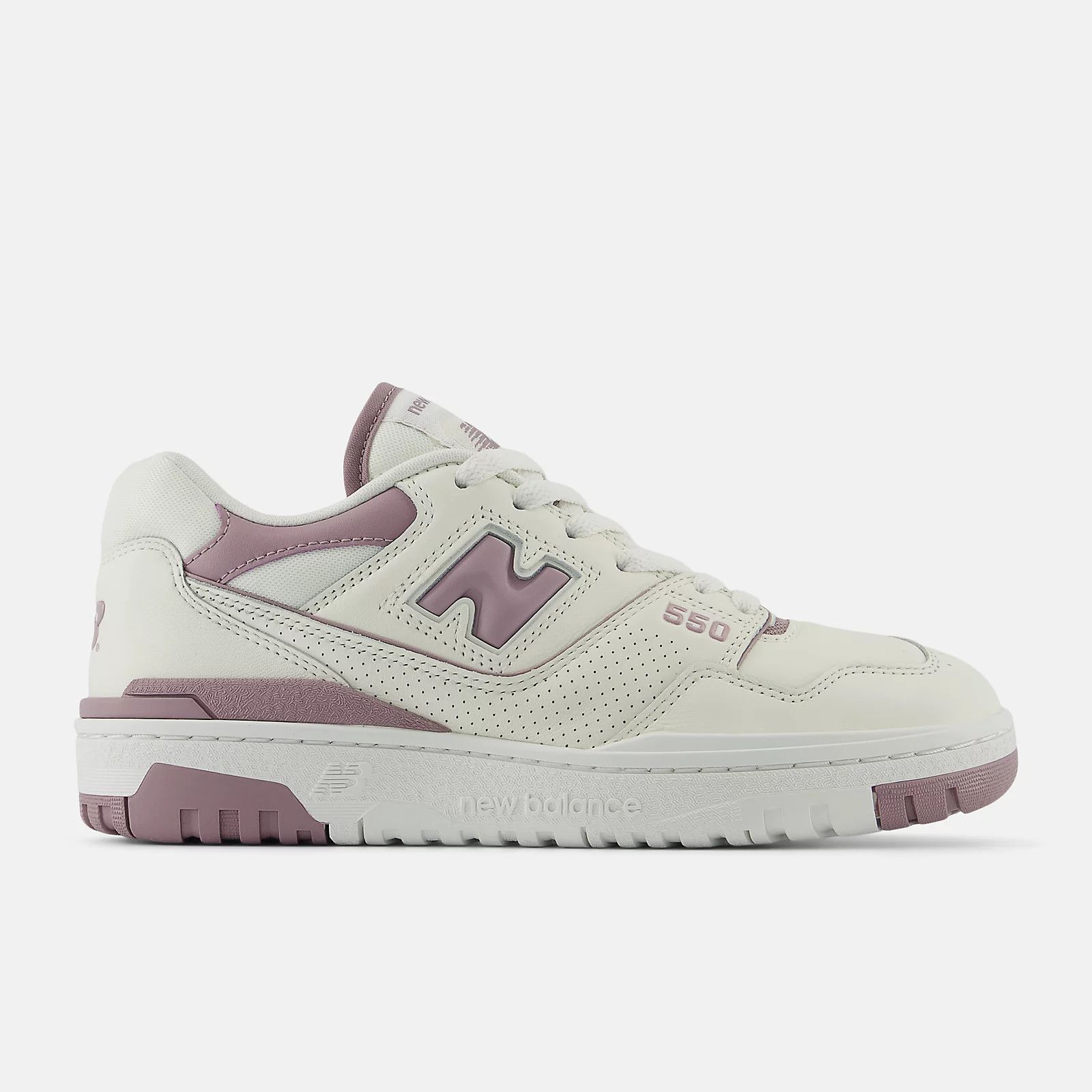 New Balance o1s22i1n1124 550 Unisex Sneakers in White Purple Size US 7 / EU 40 - 1 Thumbnail
