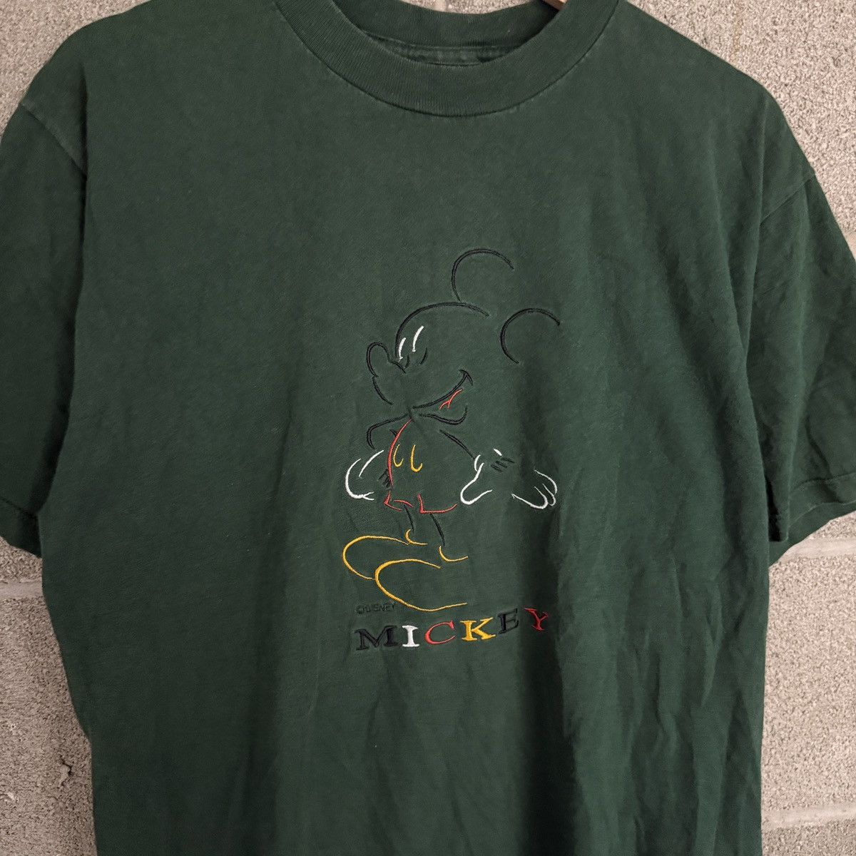 Mickey Unlimited Vintage Mickey Unlimited Embroidered Green Tee Mens Large Size US L / EU 52-54 / 3 - 3 Thumbnail