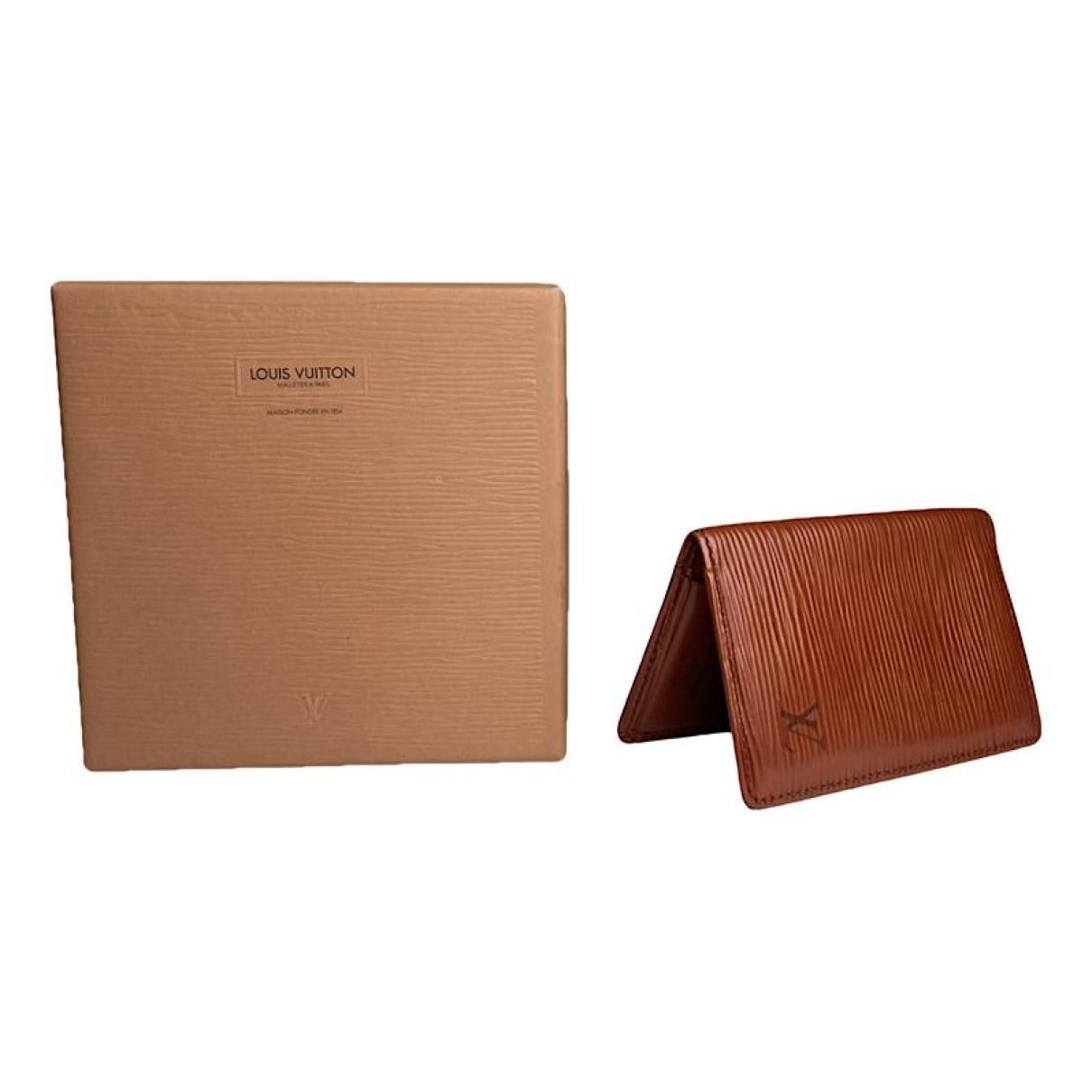 Louis Vuitton Brown Leather Purse Size ONE SIZE - 1 Thumbnail