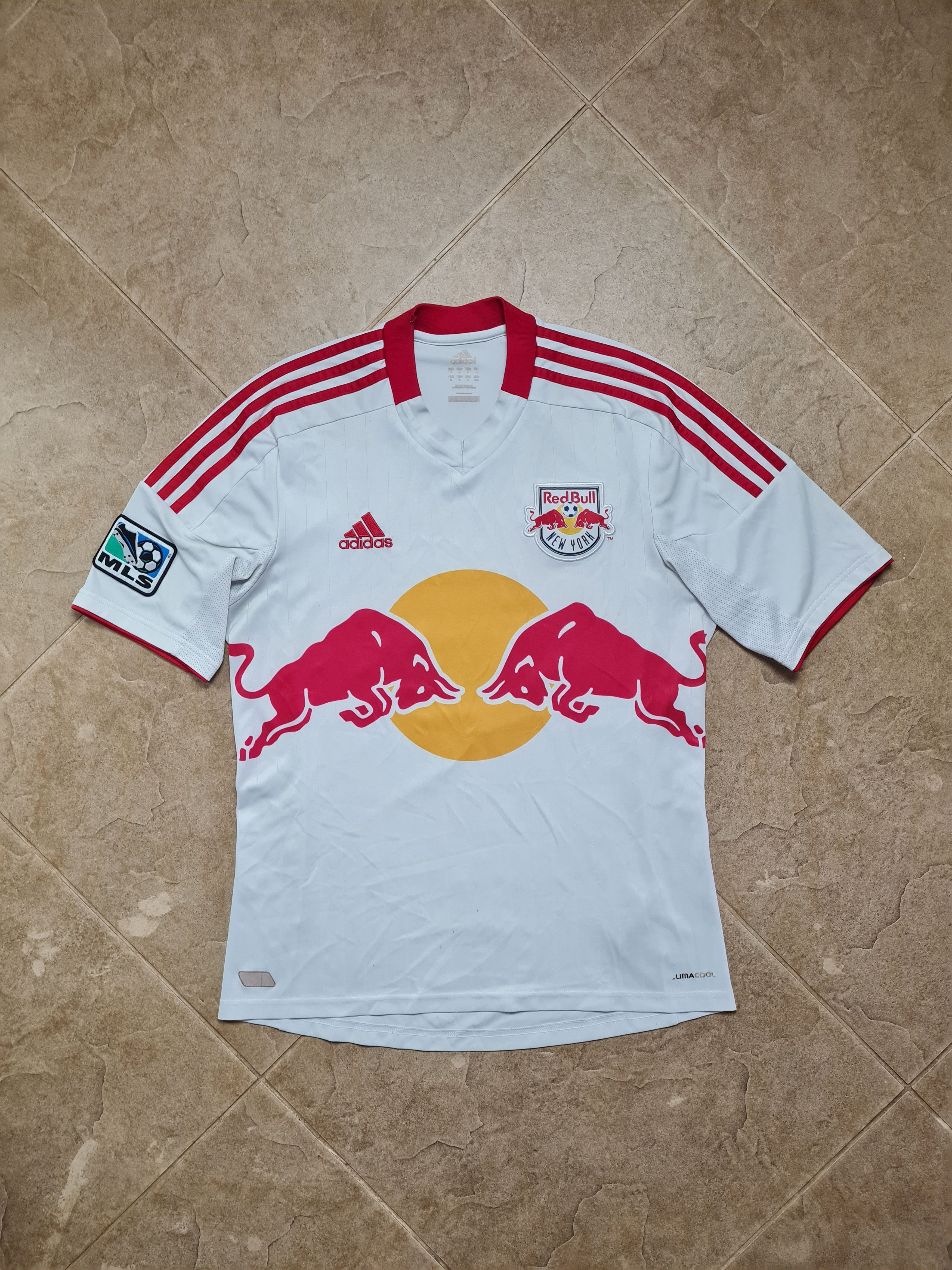 Adidas ADIDAS NEW YORK RED BULLS 2012-2013 HOME SOCCER JERSEY MLS Size US M / EU 48-50 / 2 - 1 Thumbnail