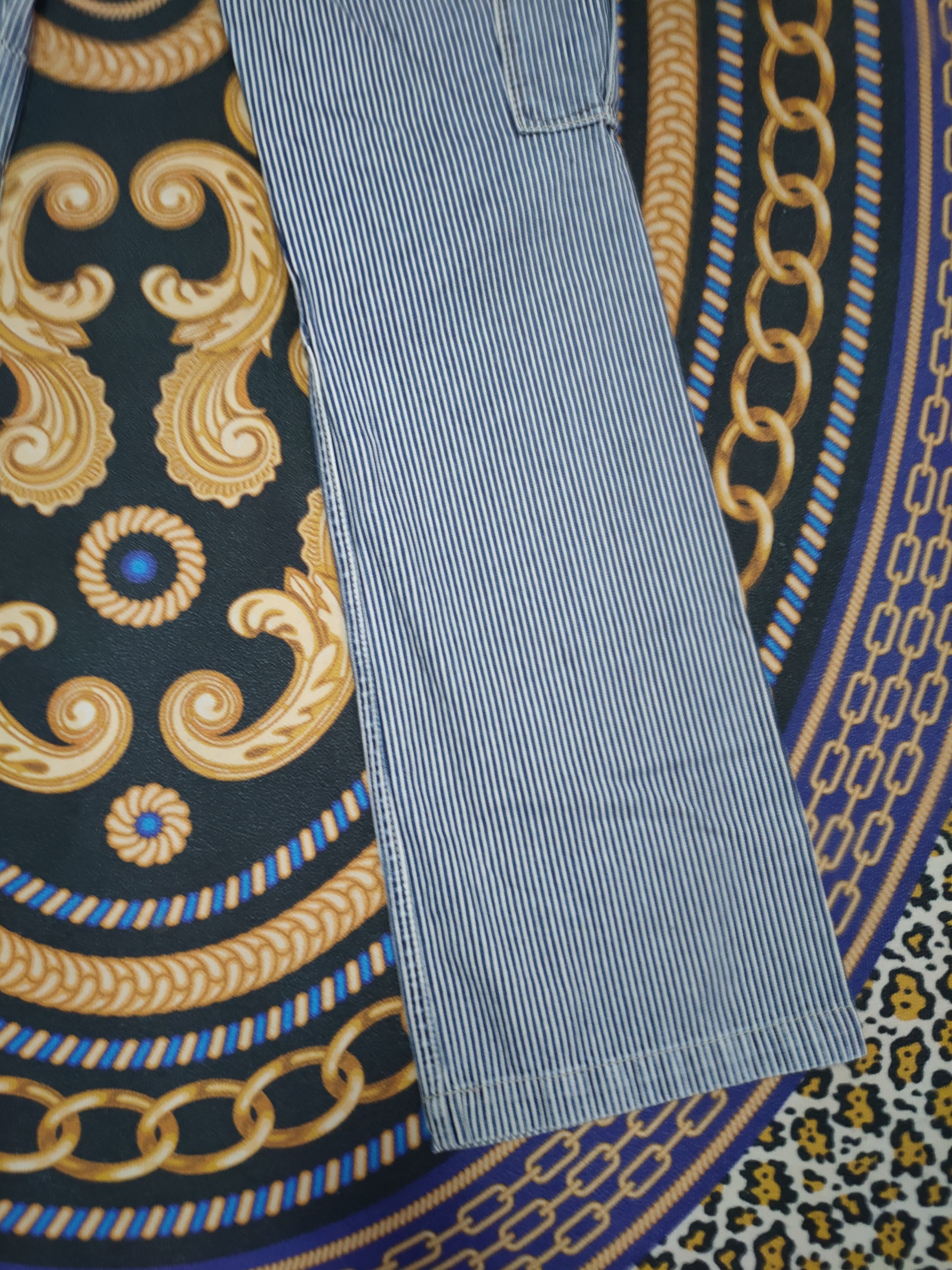 Vintage varosh stripe japan punk seditionaries cargo pants #S2904 Size US 33 - 10 Thumbnail