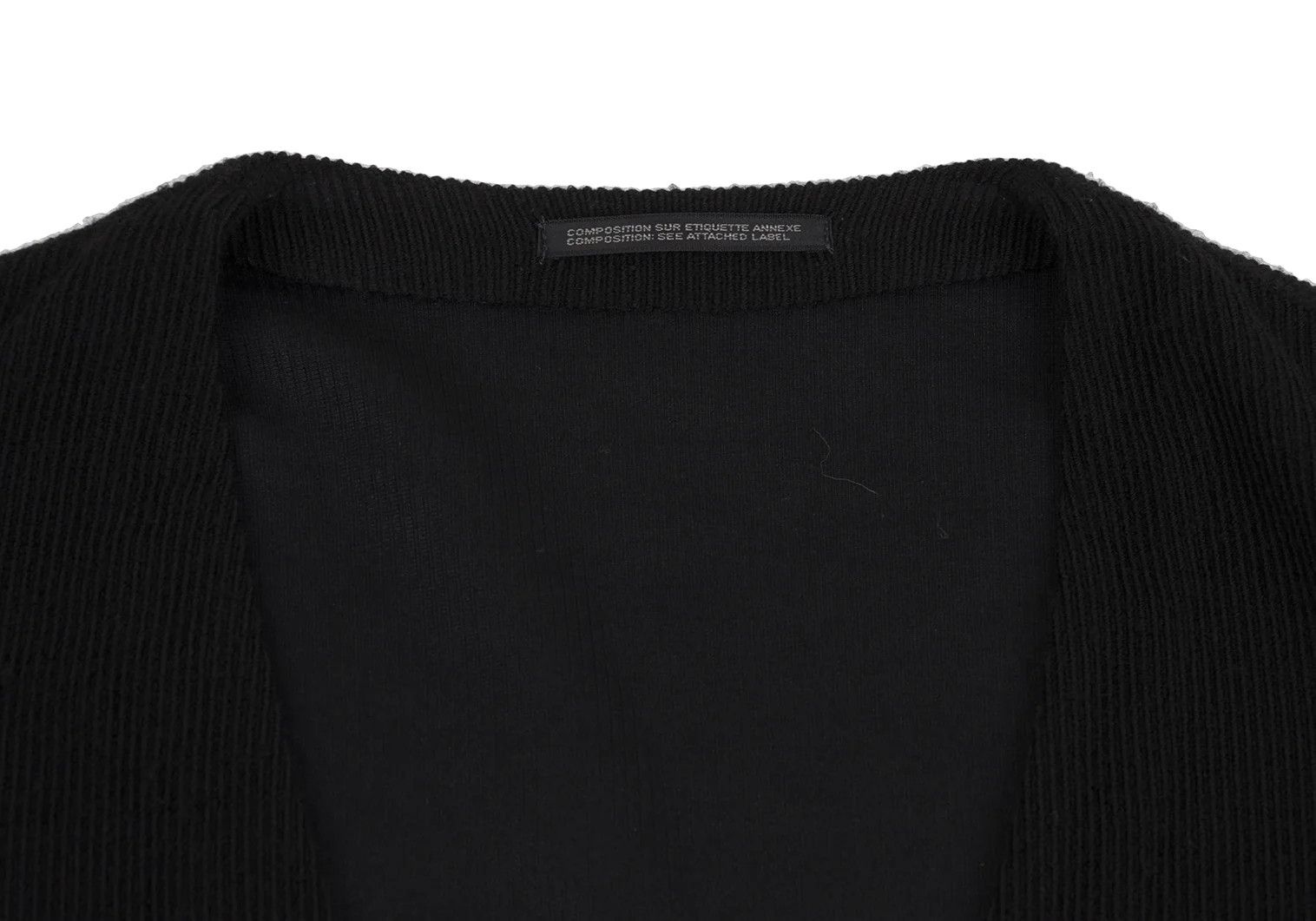 Yohji Yamamoto Yohji Yamamoto Wool Rib Knit Jacket Size US M / EU 48-50 / 2 - 4 Thumbnail