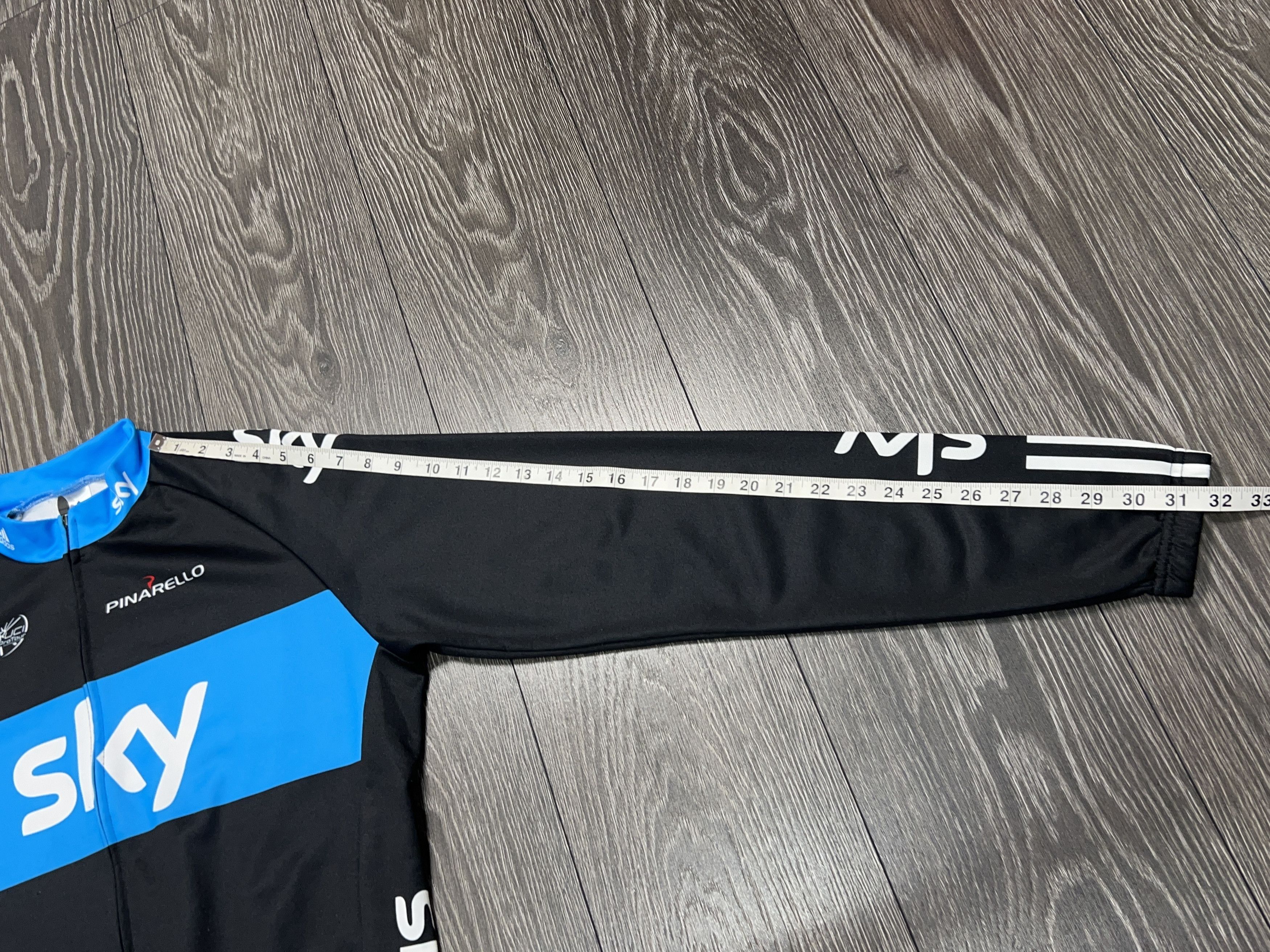 Adidas Team Sky Pinarello Sports Cycling Jersey Zip Jacket Shirt 6 Size US XXL / EU 58 / 5 - 11 Thumbnail