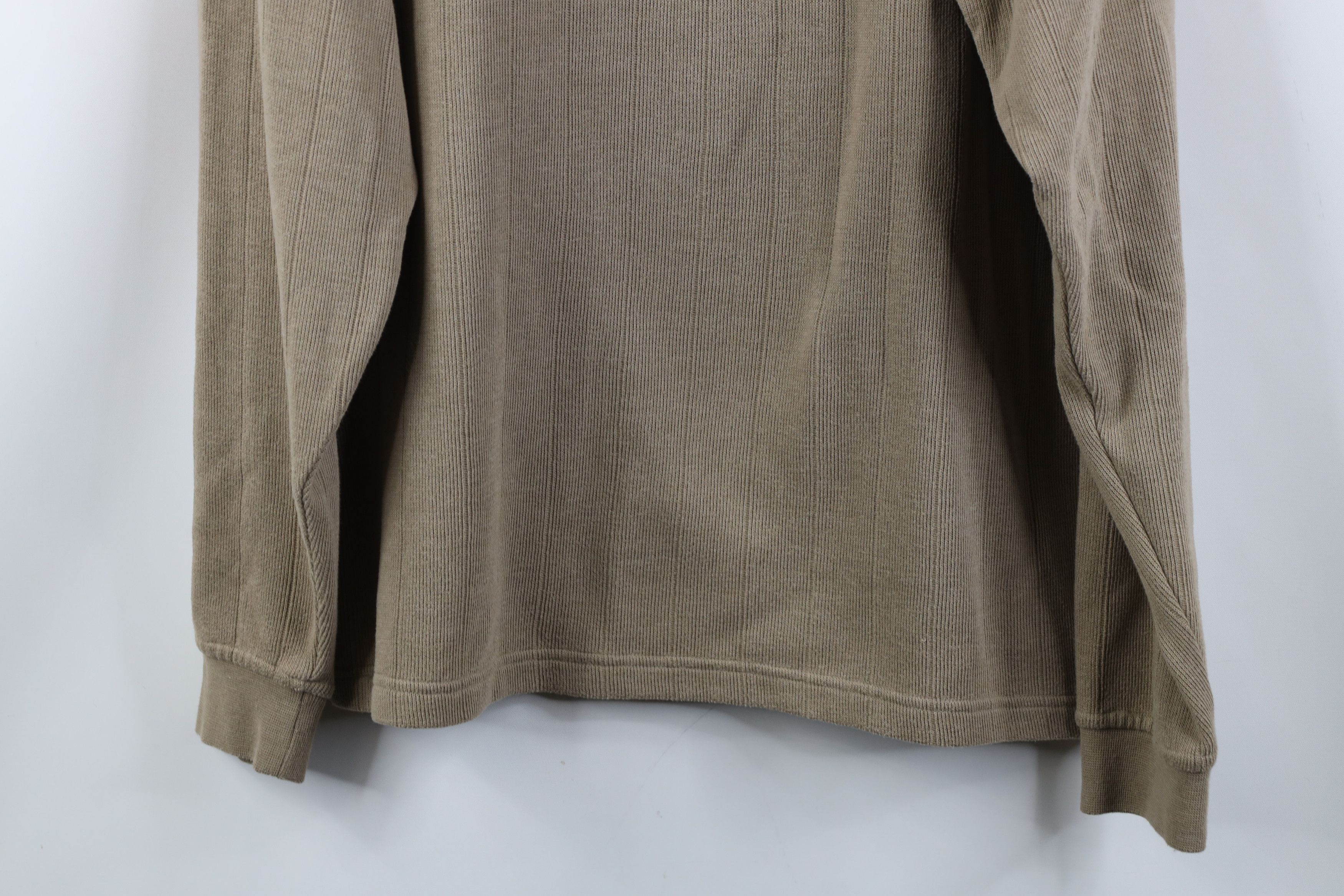 Columbia Vintage 90s Y2K Columbia Ribbed Knit Long Sleeve T-Shirt Size US M / EU 48-50 / 2 - 11 Thumbnail