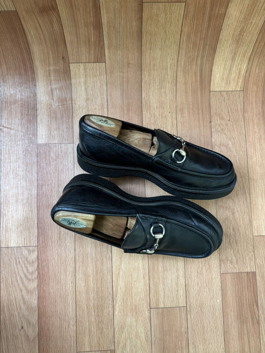 Gucci Gucci Horsebit Loafers platforms Size US 6.5 / EU 39-40 - 9 Thumbnail