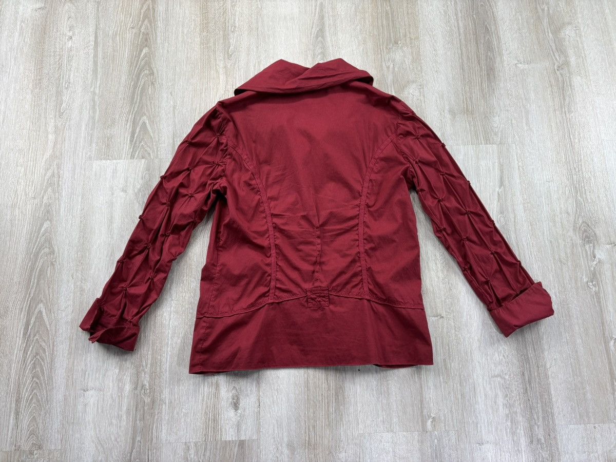 Elisa Cavaletti × Japanese Brand Womens blouse Bottega by Elisa Cavaletti Size L/XL Color Red Size XL / US 12-14 / IT 48-50 - 8 Thumbnail