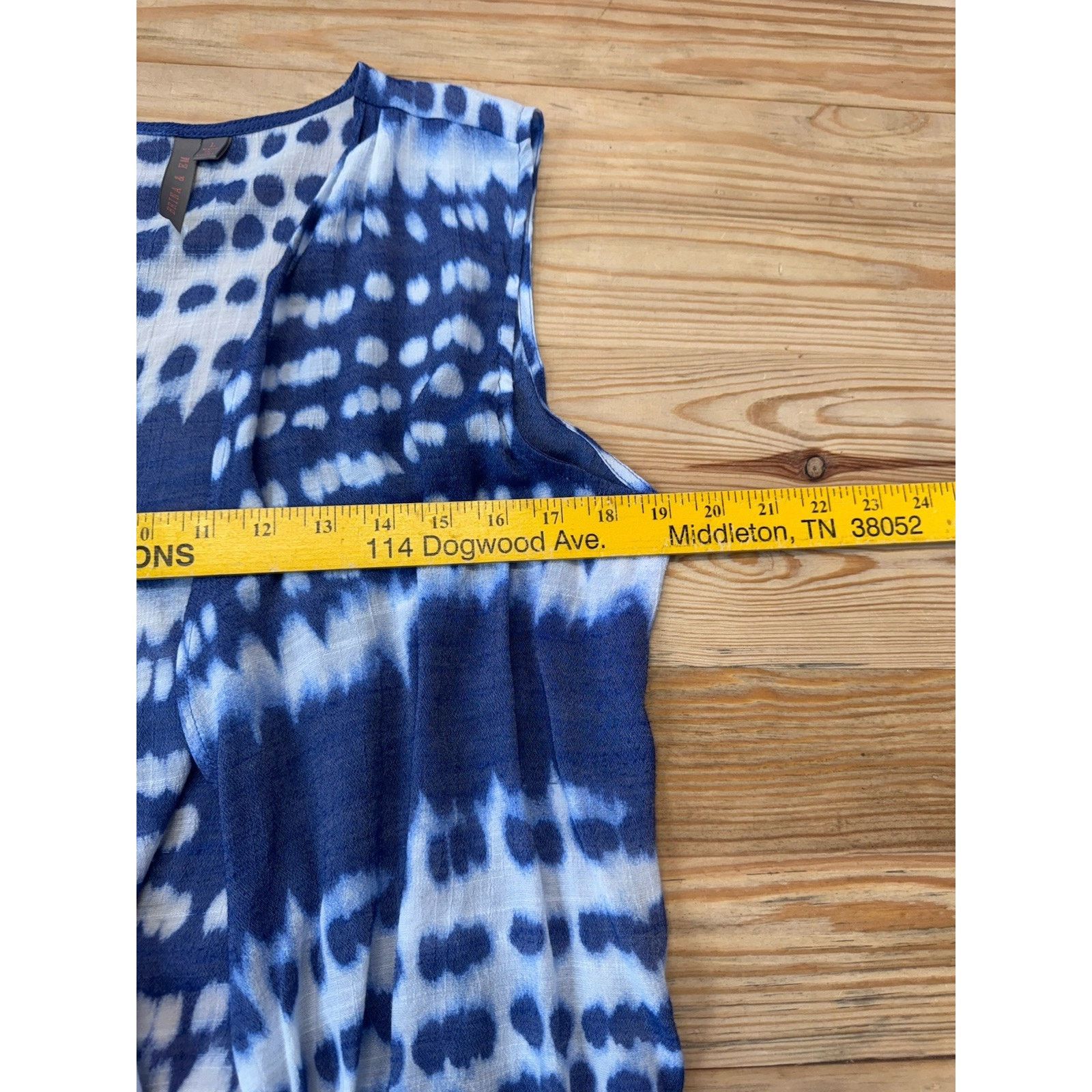 Other Brina & Em Women’s Blue & White Tie Dyed Cover Up Size Large Size L / US 10 / IT 46 - 6 Thumbnail