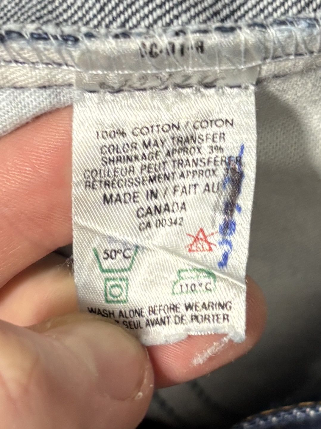 Levi's 1990’s Levi’s Orange Tab 506 Made in Canada Vintage Dark Wa Size 26" / US 2 / IT 38 - 6 Thumbnail