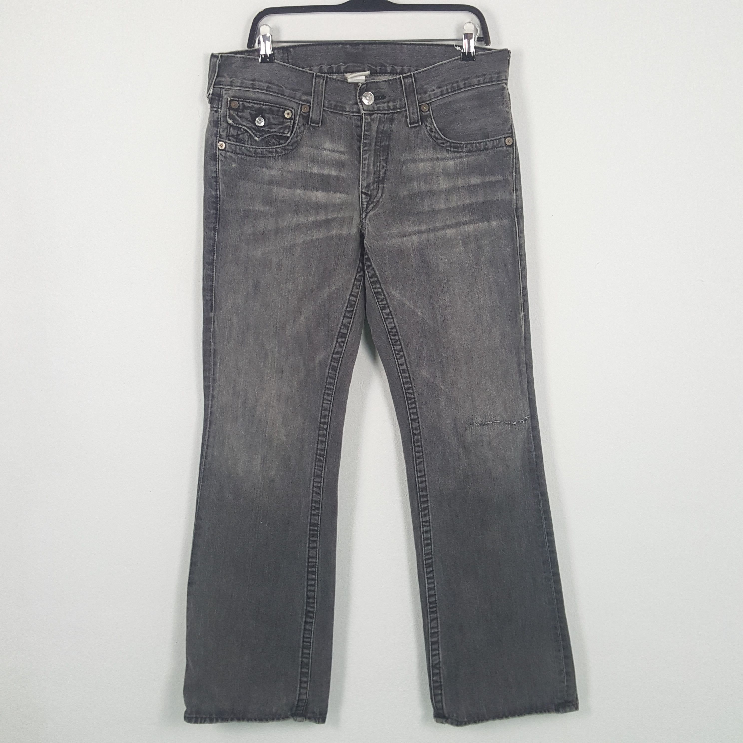 True Religion × Vintage True Religion Daily Streetwear Style Distressed Jeans Size US 35 - 4 Thumbnail