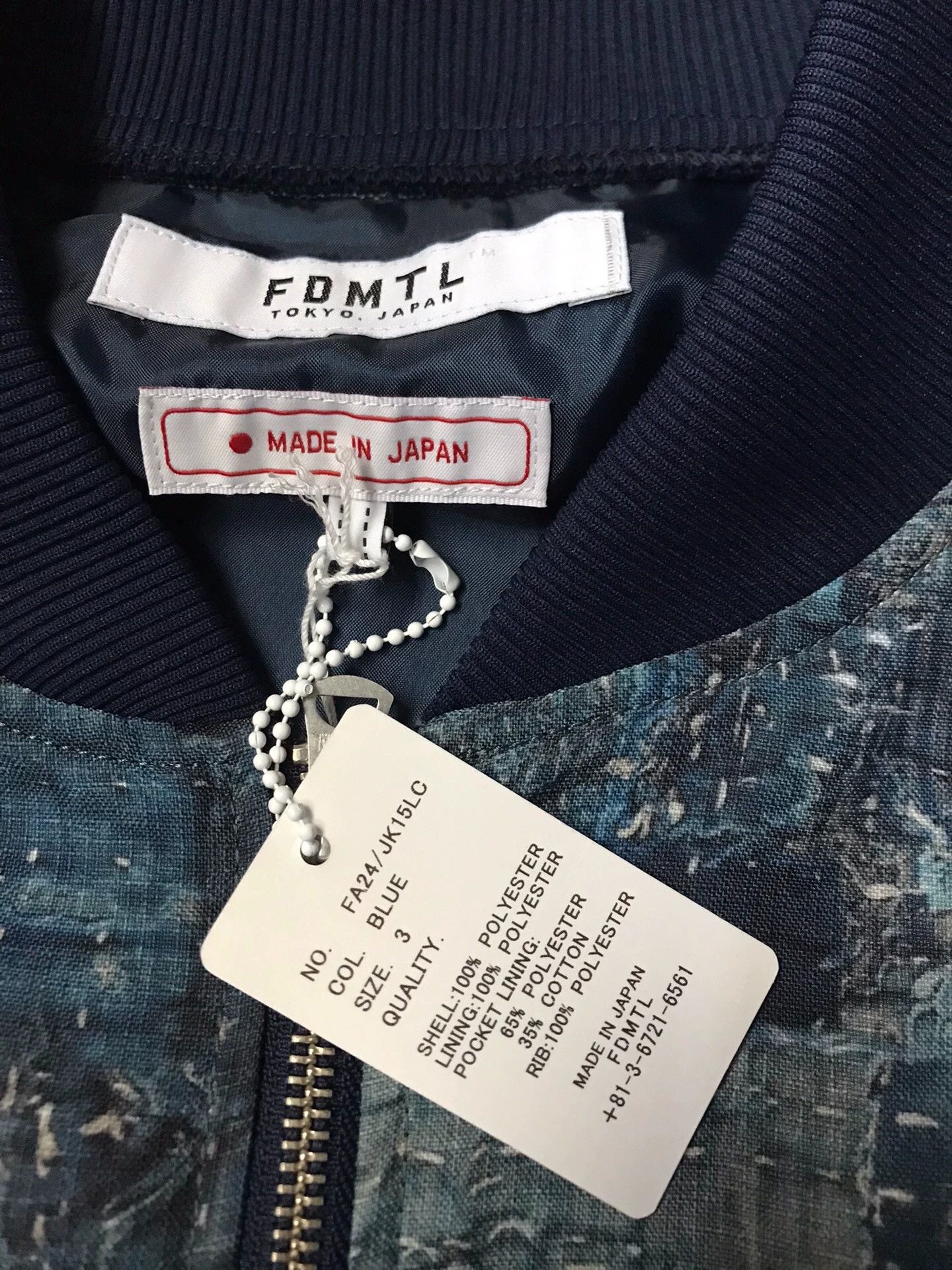 FDMTL Fdmtl Denim Baseball Collar Jacket 3 Made in Japan Size US L / EU 52-54 / 3 - 4 Thumbnail