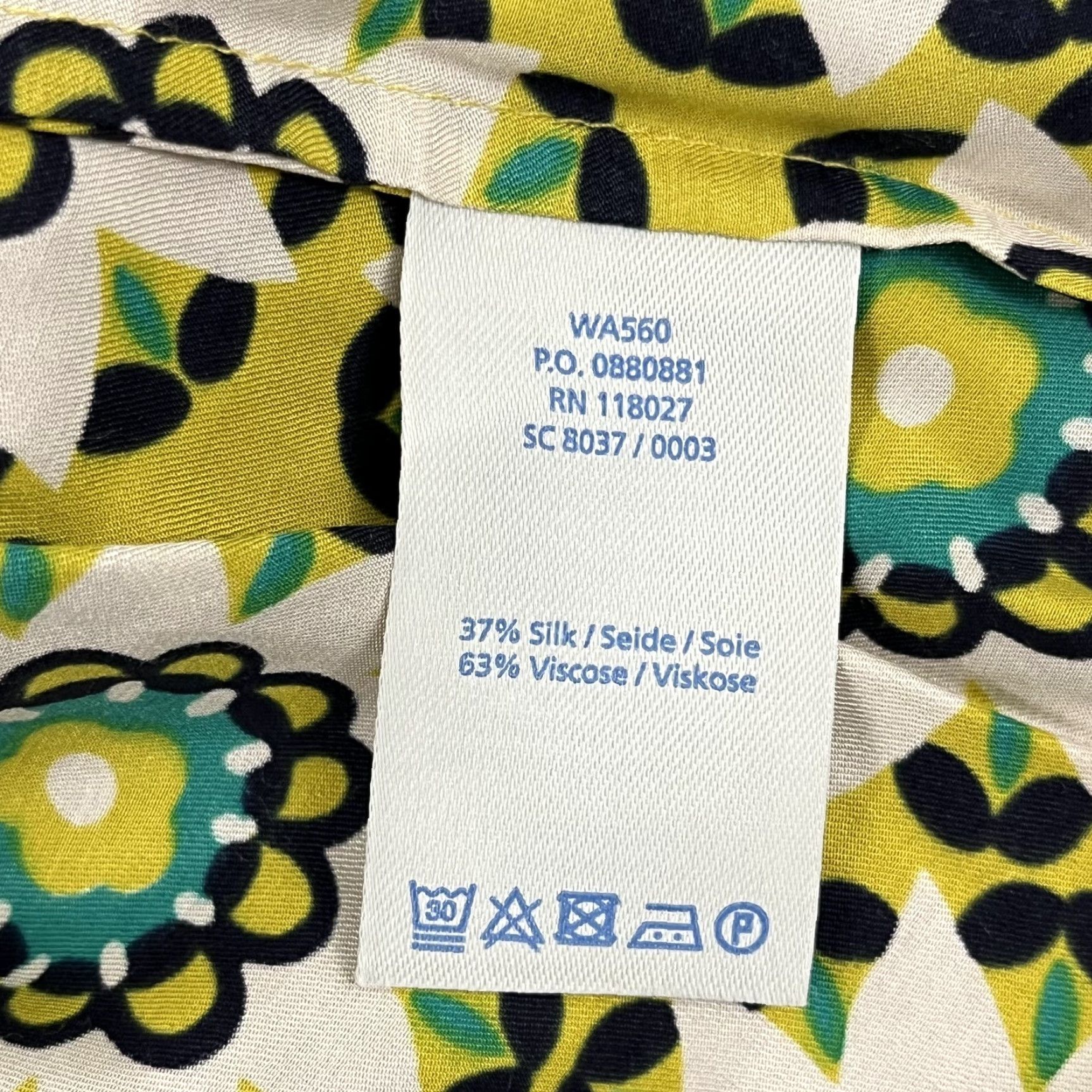 Boden VINTAGE Boden Blouse Women UK 8 / US 4 Silk Viscose Pleated Cap Sleeve Casual Workwear Size S / US 4 / IT 40 - 3 Thumbnail