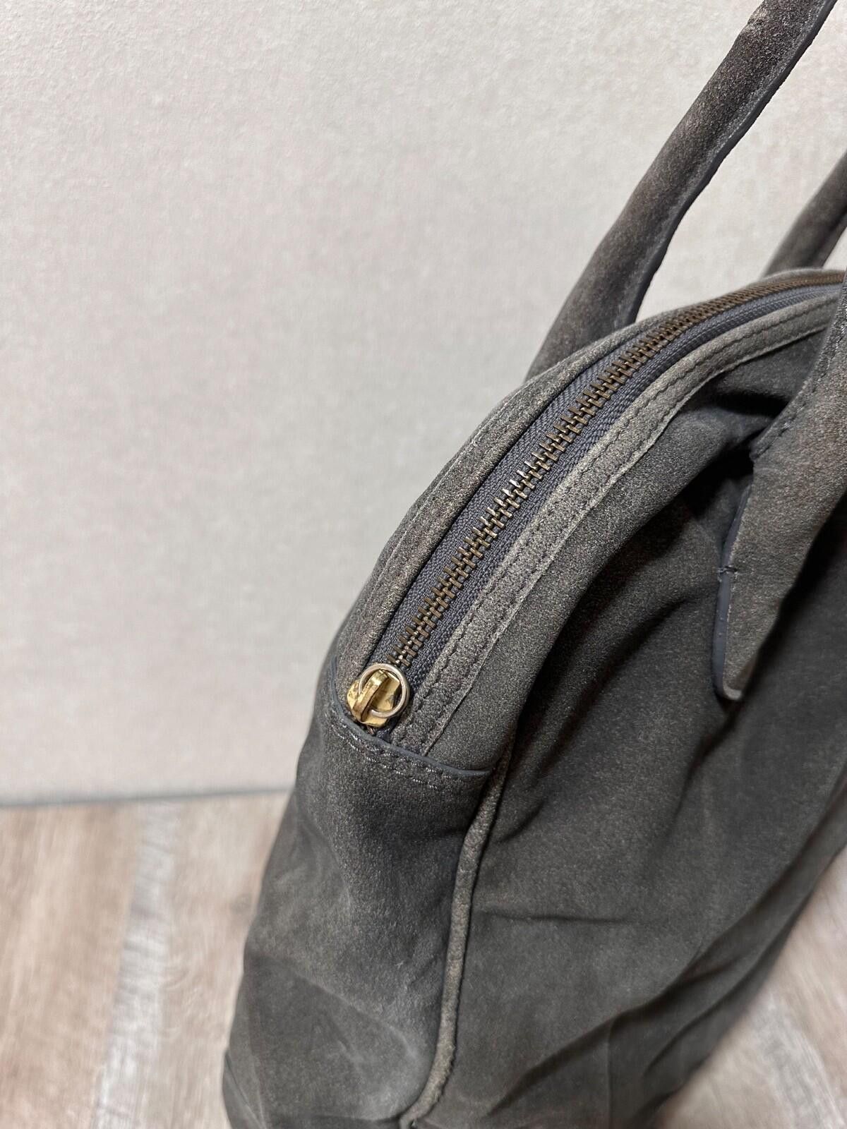 Diesel Diesel Grey Suede Leather Handbag Medium/Large Size ONE SIZE - 10 Thumbnail