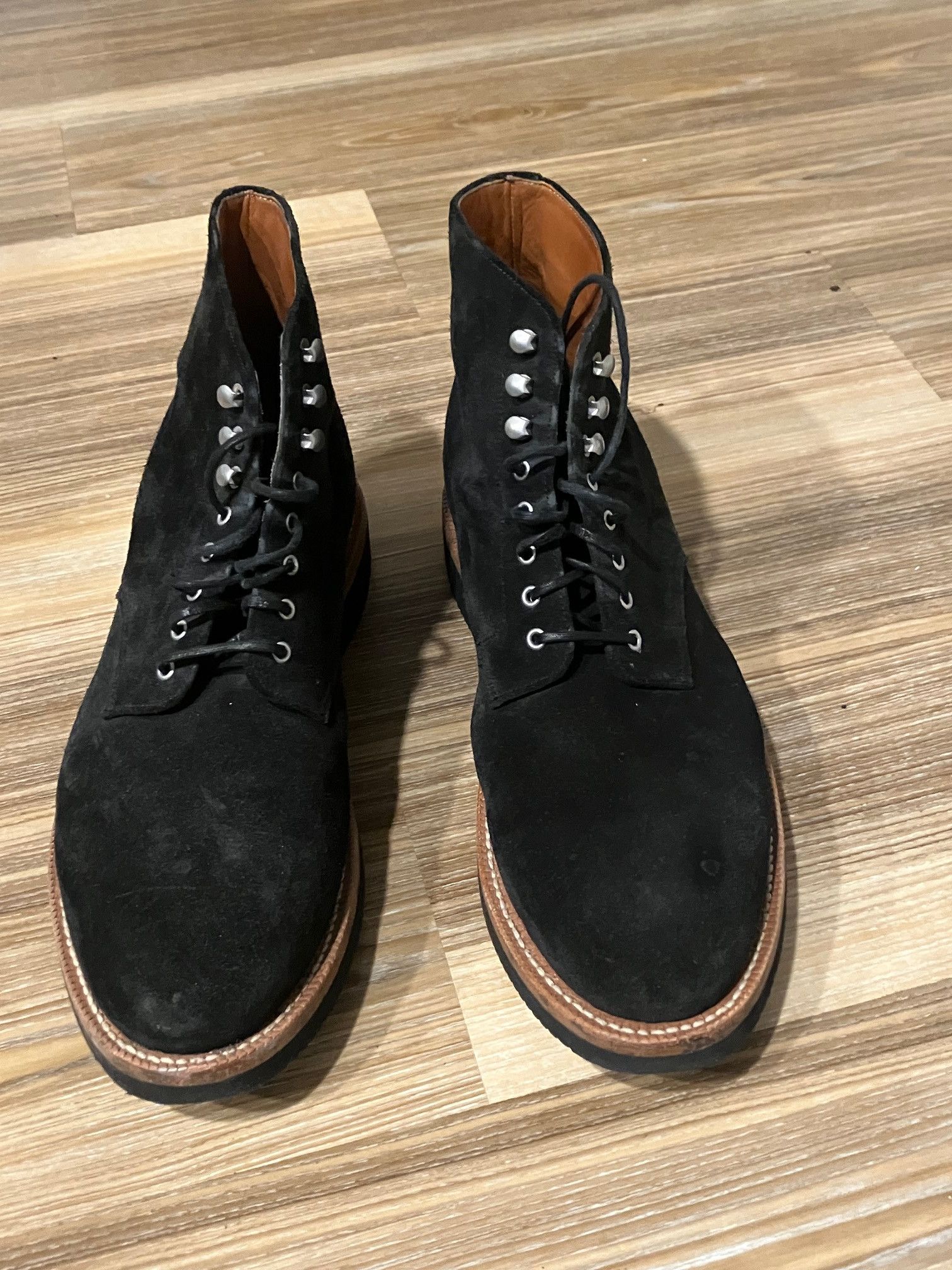 Grant Stone Grant Stone Edward Boot Black Suede 11.5 D Size US 11.5 / EU 44-45 - 1 Thumbnail