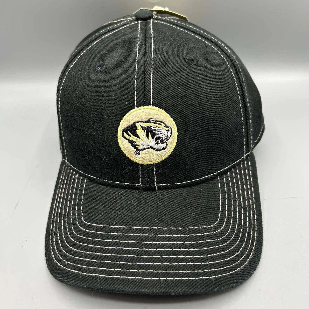 The Game Vintage Missouri Tigers Hat Men Black NCAA Strap Back Cotton Size ONE SIZE - 1 Thumbnail