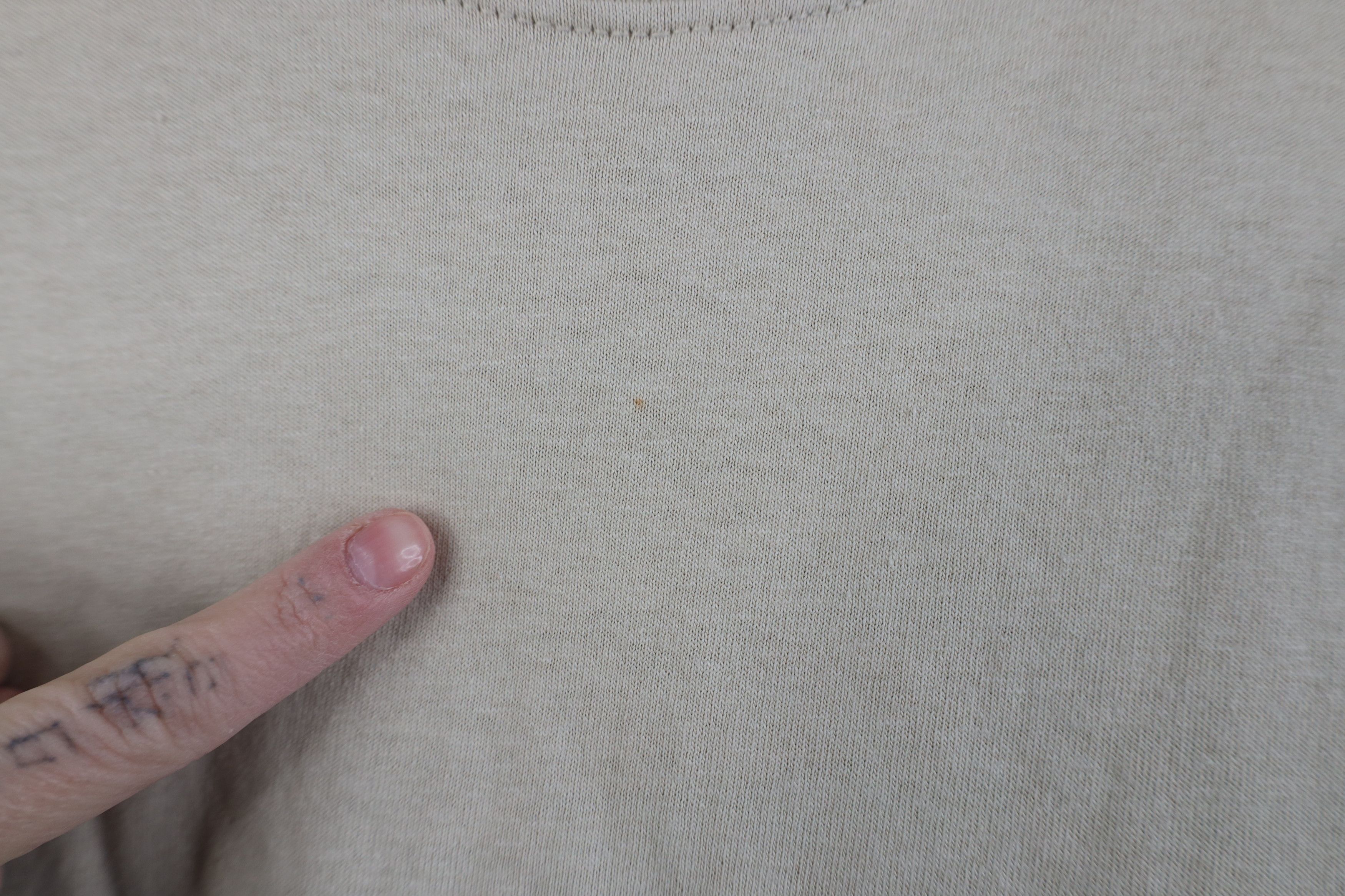 Vintage Vintage Y2K Streetwear Heavyweight Cotton T-Shirt Beige Tan Size US S / EU 44-46 / 1 - 4 Thumbnail