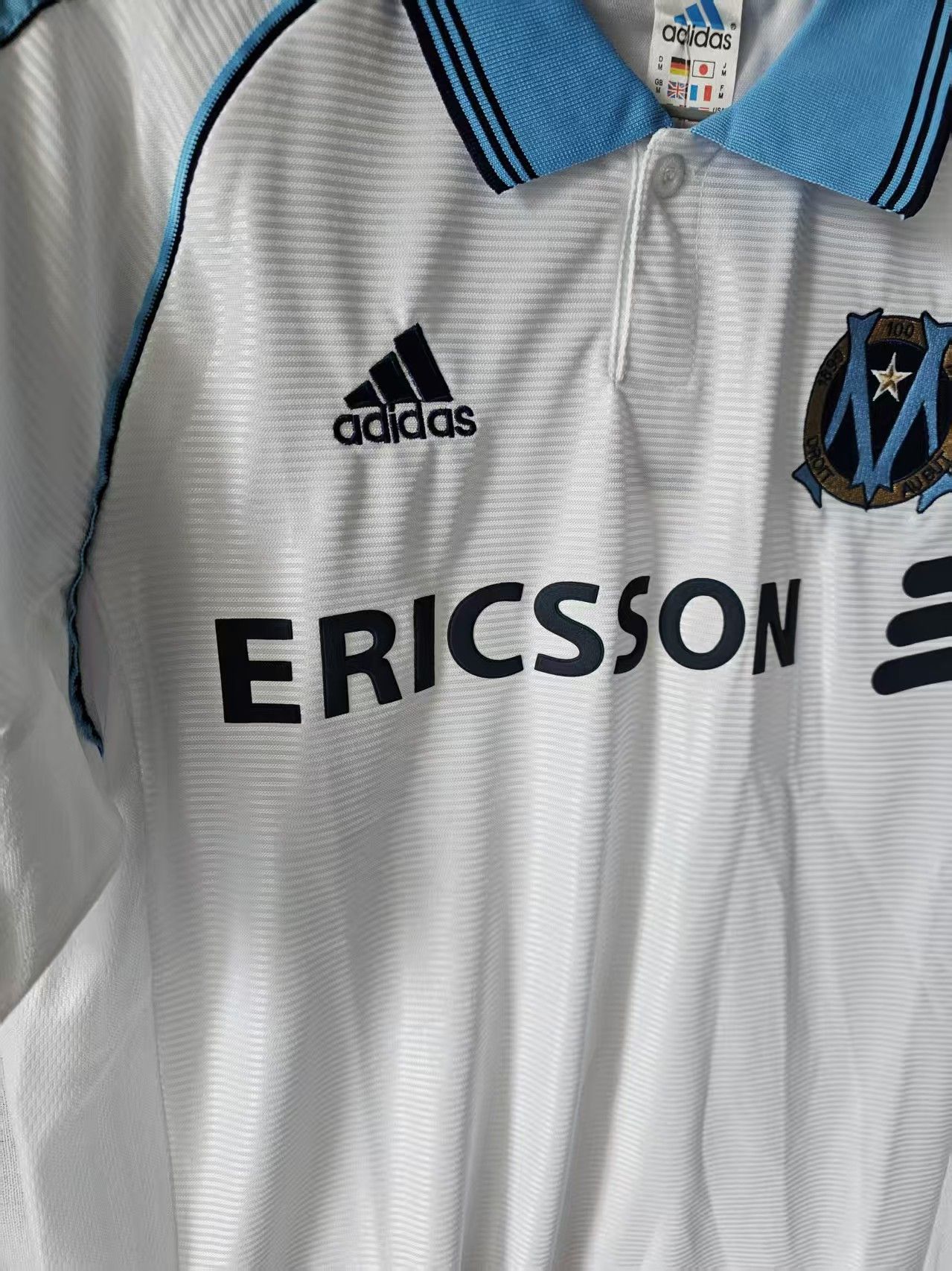 Other 1998 1999 Vintage Marseille Soccer Jersey White Size US XL / EU 56 / 4 - 2 Thumbnail