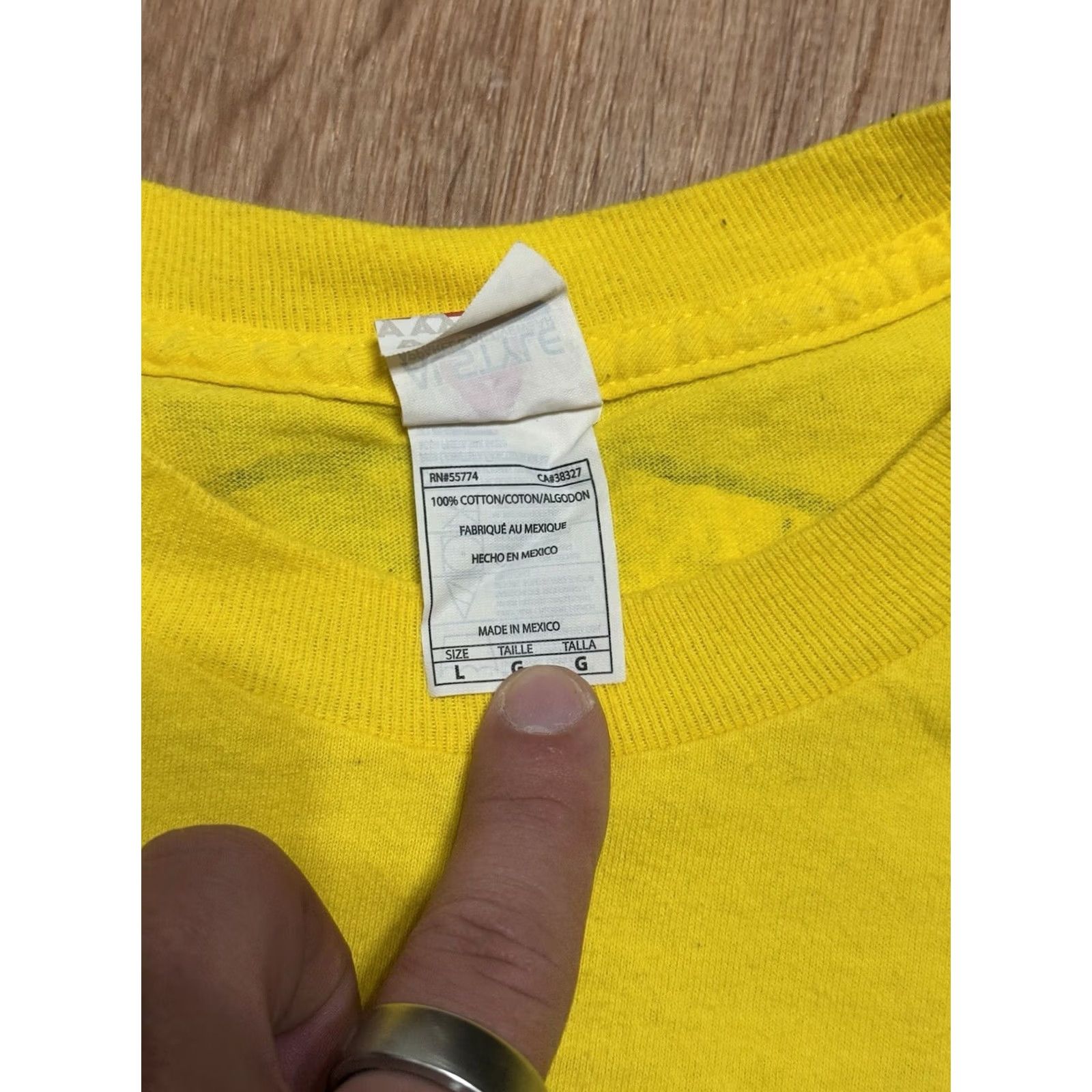 Gildan Milwaukee 2015 Bike Rally Wisconsin Biker Club Shirt Mens L Yellow Graphic Tee Size US L / EU 52-54 / 3 - 4 Thumbnail