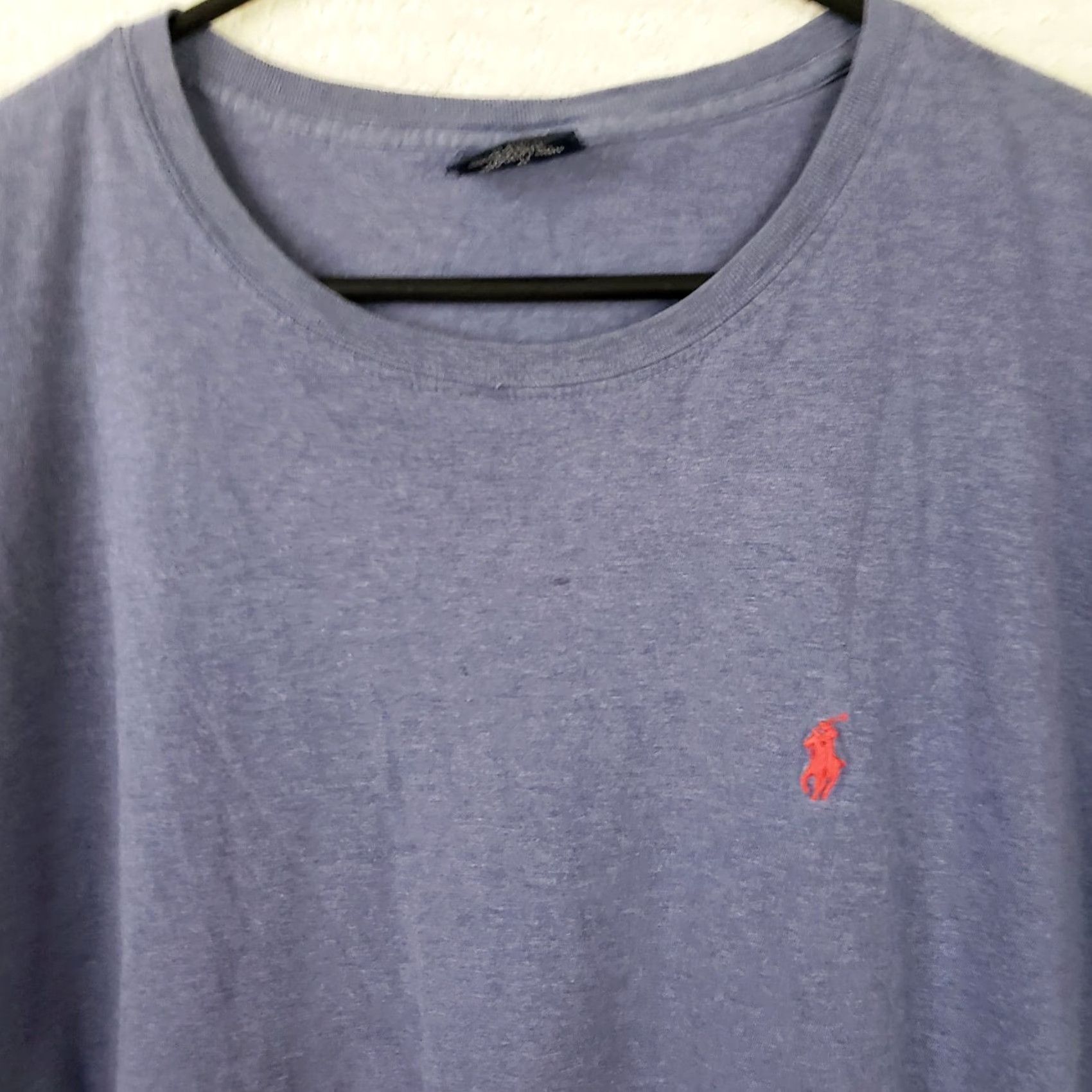 Polo Ralph Lauren Polo Ralph Lauren Men's XXL Blue T-Shirt Classic Fit Short Sleeve Cotton Tee Polo Pony Logo V-Neck Jersey 2XL Regular Mens Size US XXL / EU 58 / 5 - 3 Thumbnail