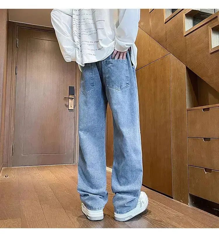 Japanese Brand Retro straight leg versatile jeans Size US 30 / EU 46 - 6 Thumbnail