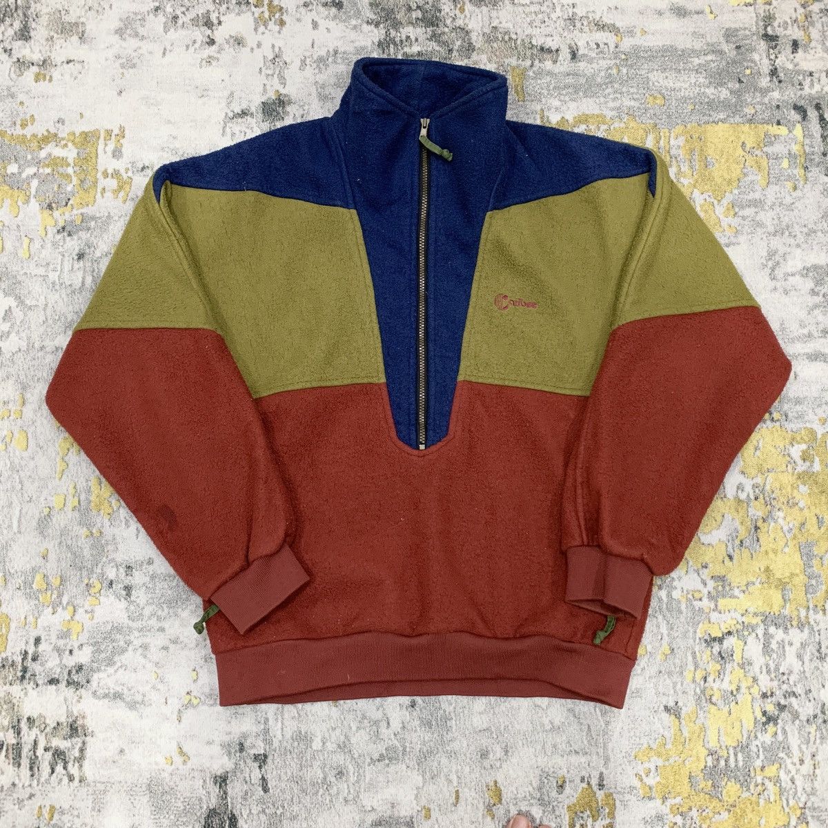 Patagonia VINTAGE 90s CARIBEE AUSTRALIA COLOUR BLOCK FLEECE JACKET Size US M / EU 48-50 / 2 - 2 Thumbnail