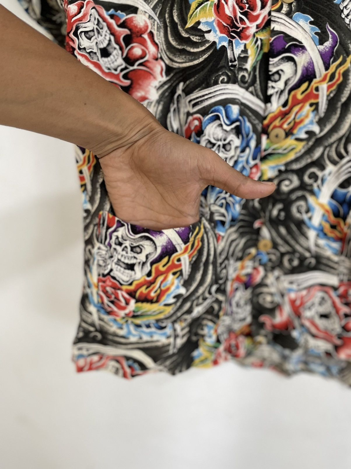 トップス hysteric glamour grim reaper shirt Vintage Hysteric Glamour Grim Reaper Shirt
