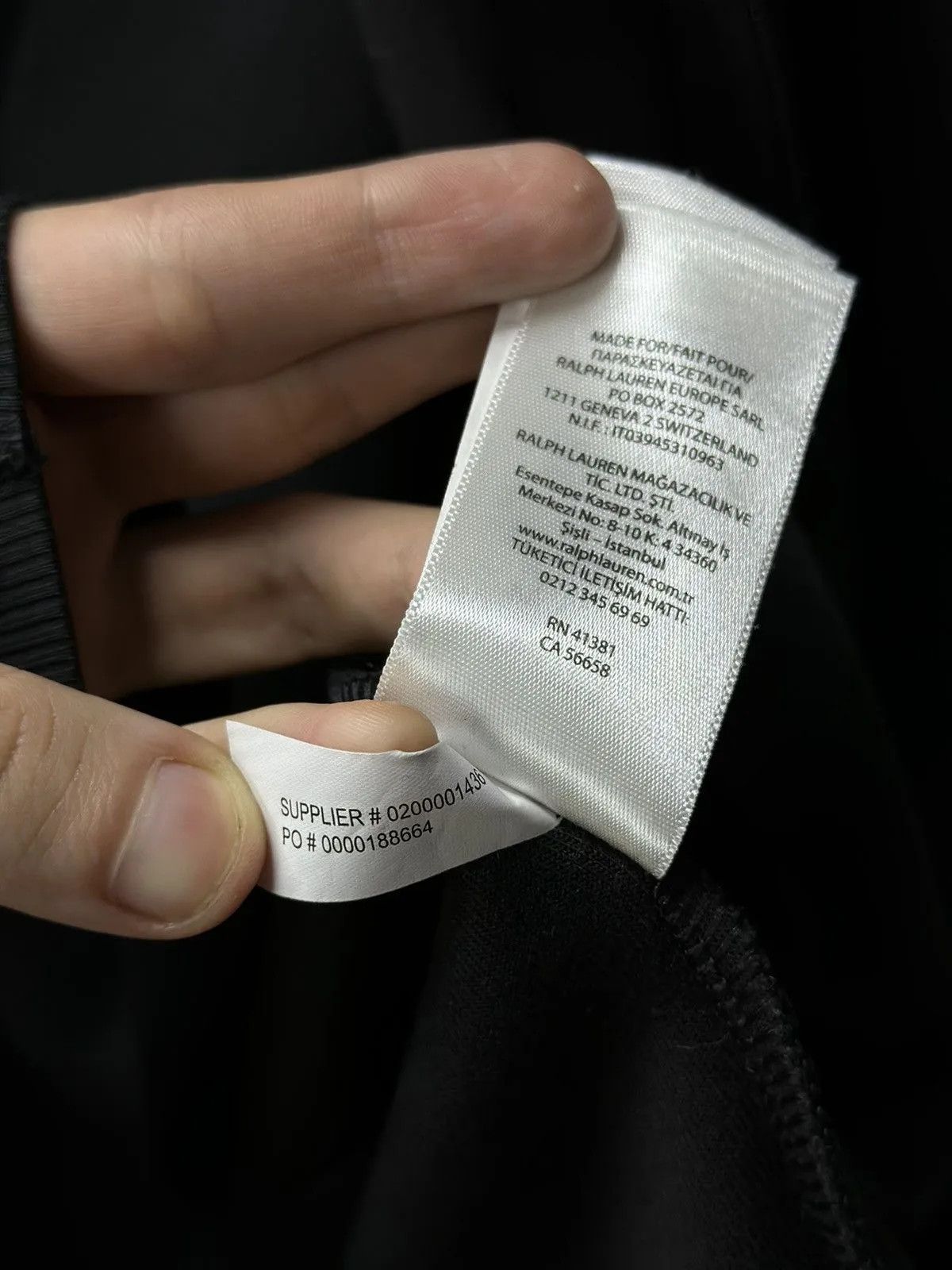 Ralph Lauren Zip Hoodie Black Polo Ralph Lauren Vintage Oversize Y2K Size US XXL / EU 58 / 5 - 8 Thumbnail