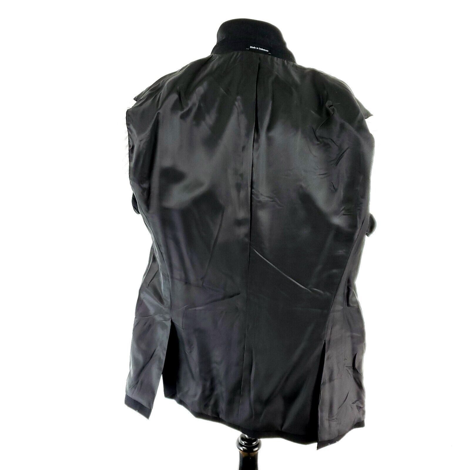 Pronto Uomo Pronto Uomo Platinum Wool 2 Button Blazer 40R Charcoal Gray Size 40R - 10 Thumbnail