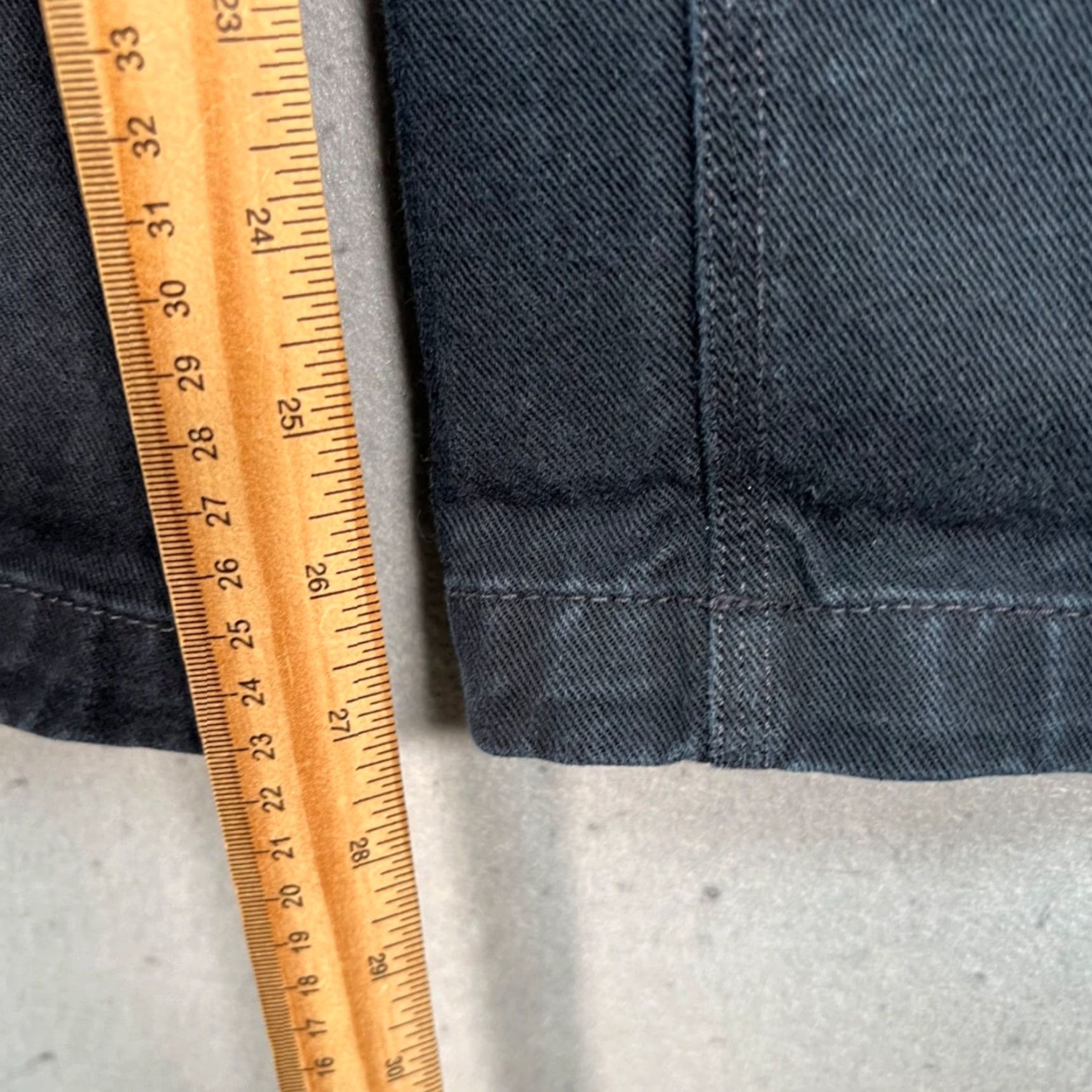 TNA TNA Womens Size 2 Black Denim Carpenter Pants Straight Leg 100% Cotton Size 26" / US 2 / IT 38 - 7 Thumbnail