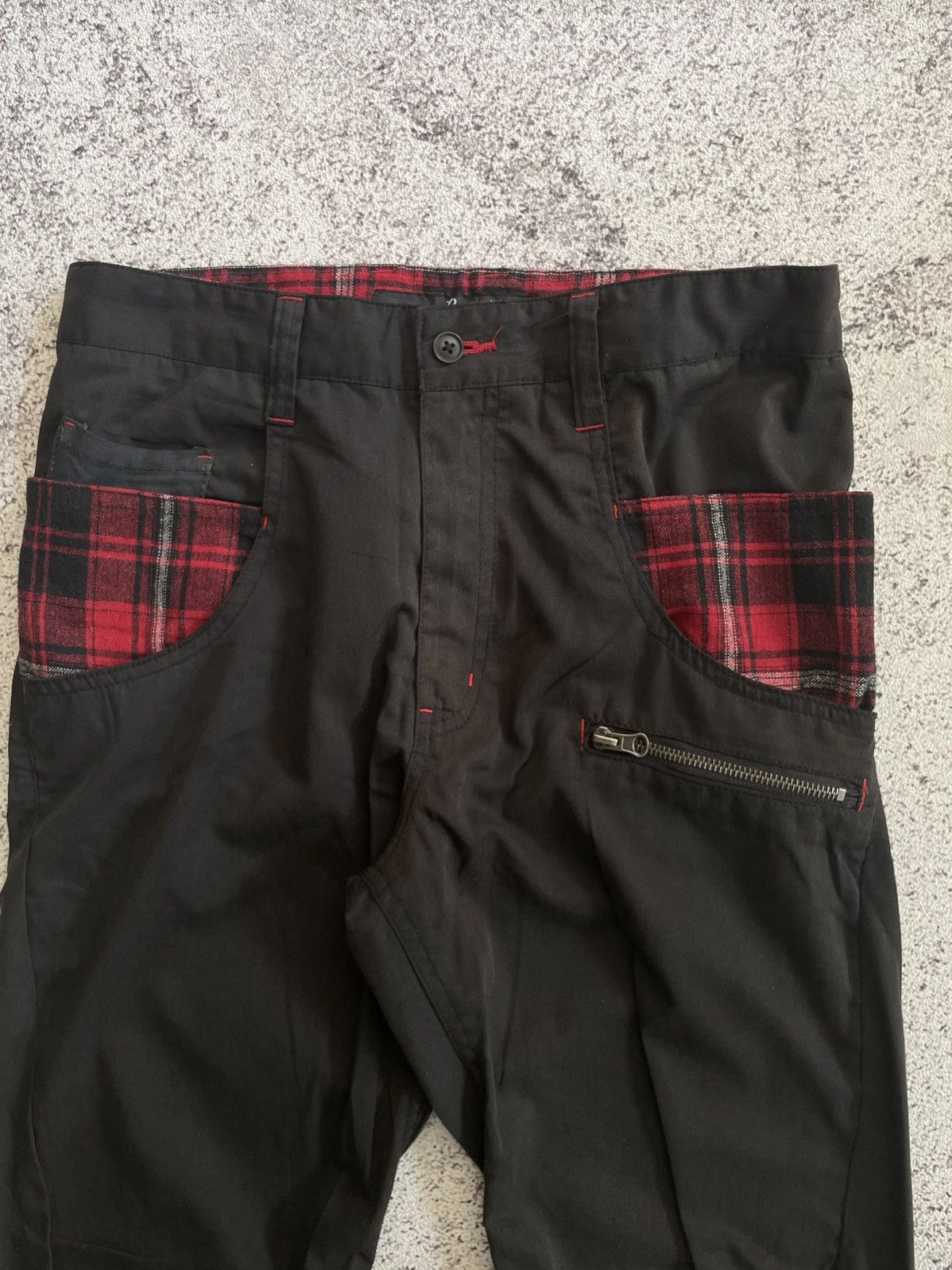 Japanese Brand 2000s Dominates - Plaid Punk Pants Anarchy Goth Emo Size US 30 / EU 46 - 4 Thumbnail
