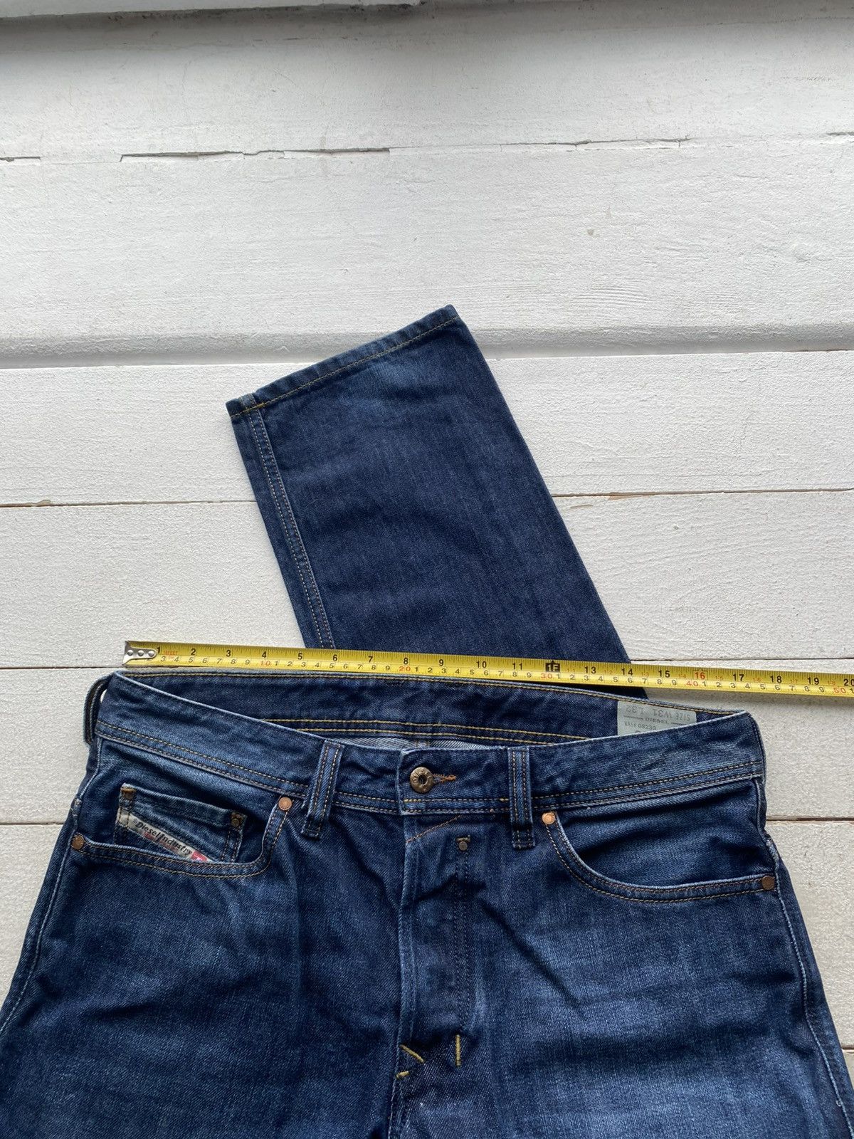 Diesel Luxury 00s Diesel Safado Retro Regular Slim Straight Jeans Size US 31 - 19 Thumbnail