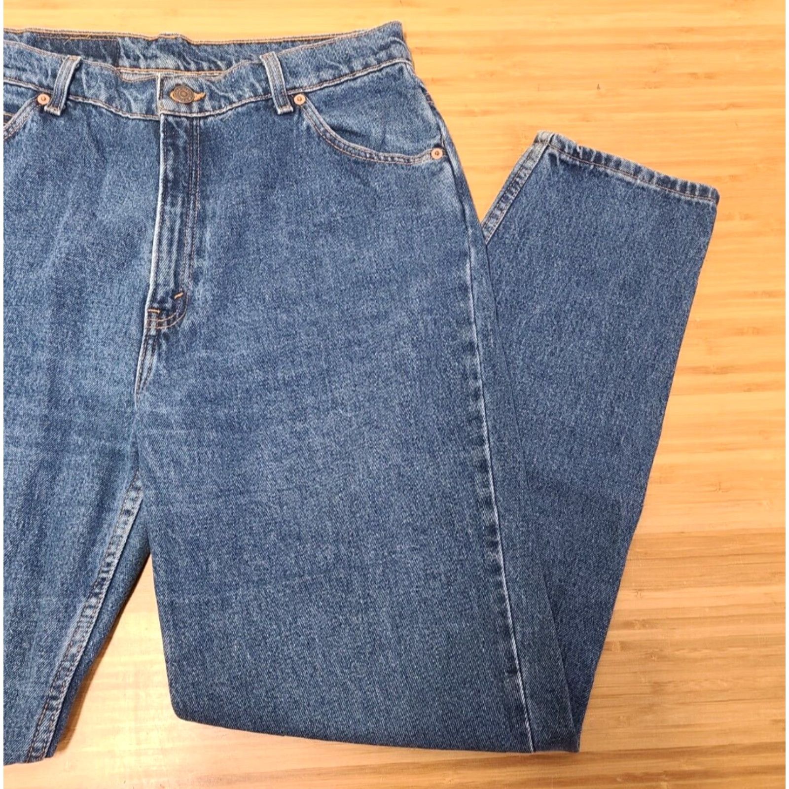Levi's VINTAGE Levis 921 Jeans Women's 16 Medium Orange Tab Tapered Leg Fit 15921 Size 38" / US 16 / IT 52 - 4 Thumbnail
