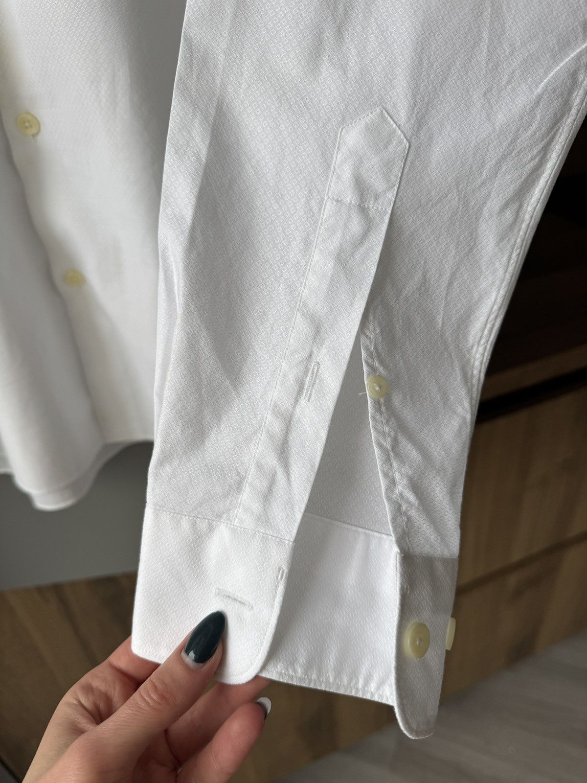 Ermenegildo Zegna × Z Zegna Z Zegna Classic White Cotton Slim Shirt Size 40 Size US XS / EU 42 / 0 - 3 Thumbnail