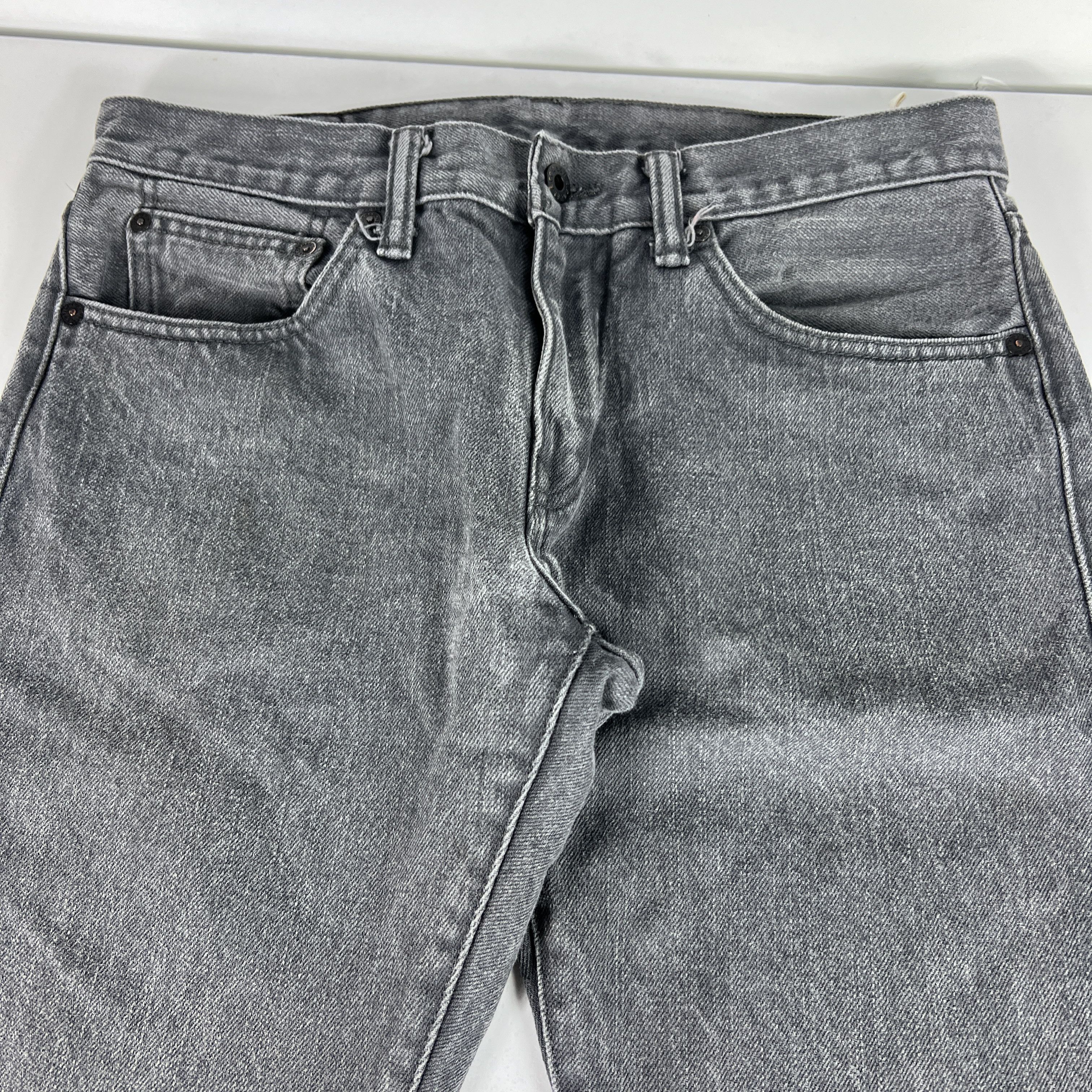 Levi's Levi's Selvedge Jeans Matchstick Skinny Grey Faded Denim Size US 32 / EU 48 - 3 Thumbnail