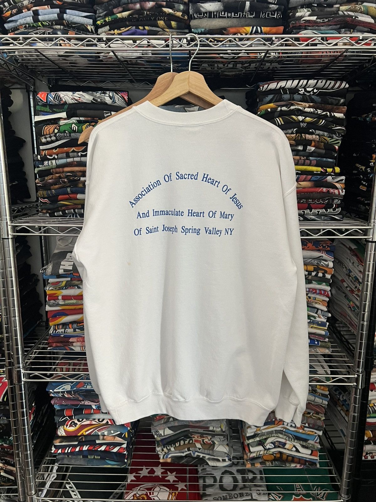Arts & Science 90s Virgin Mary Jesus Christ Religion Tee Size US L / EU 52-54 / 3 - 2 Thumbnail