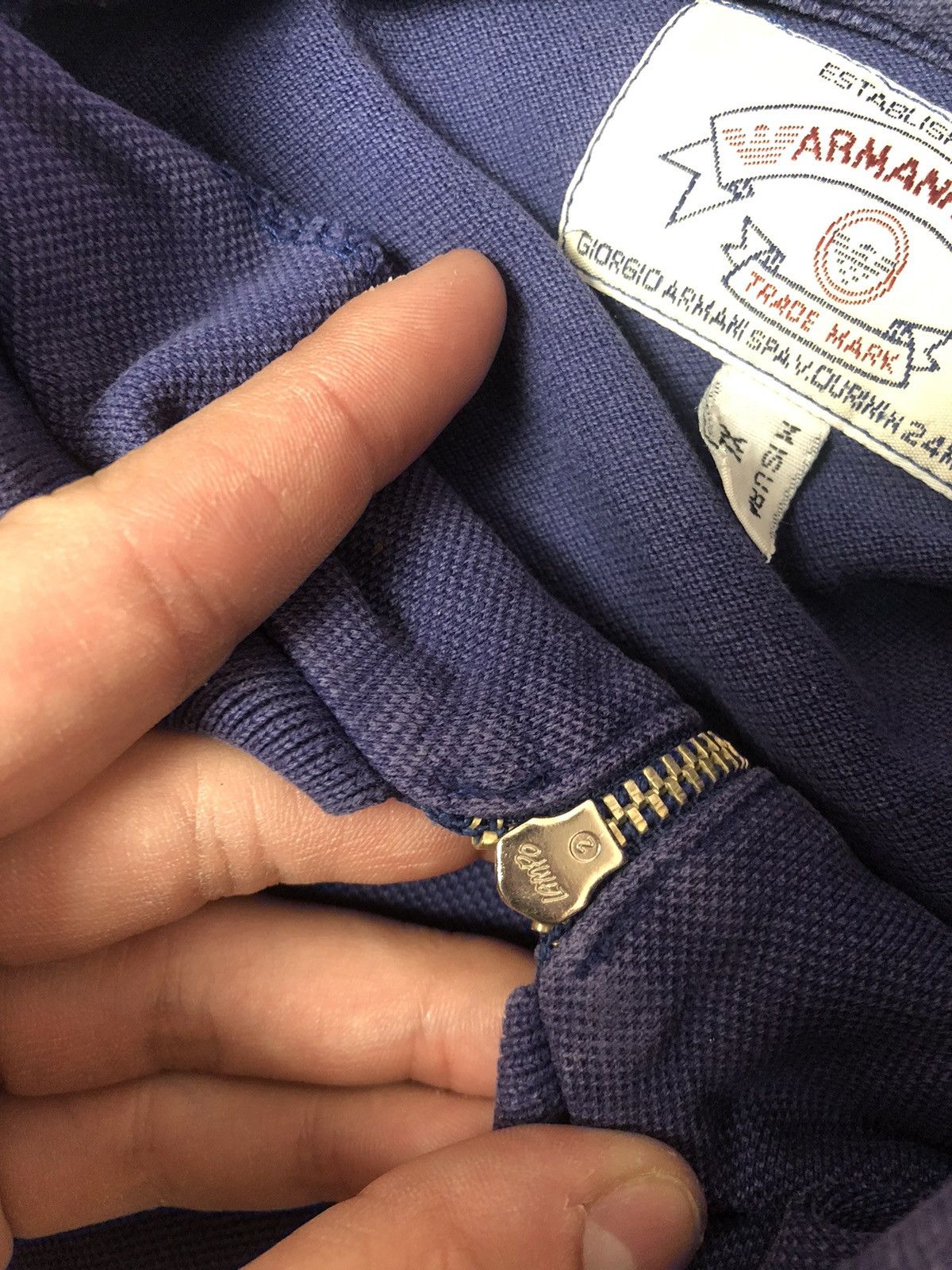 Armani Vintage shirt Armani Jeans made in USA y2k rare luxury ykk Size US XL / EU 56 / 4 - 5 Thumbnail