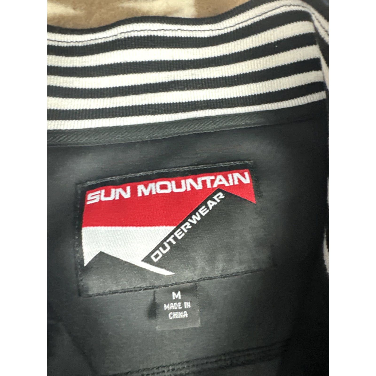 Vintage Sun Mountain Outerwear 1/2 Zip Pullover Jacket Shirt Sz M Black Golf Hoodie? Size US M / EU 48-50 / 2 - 2 Thumbnail