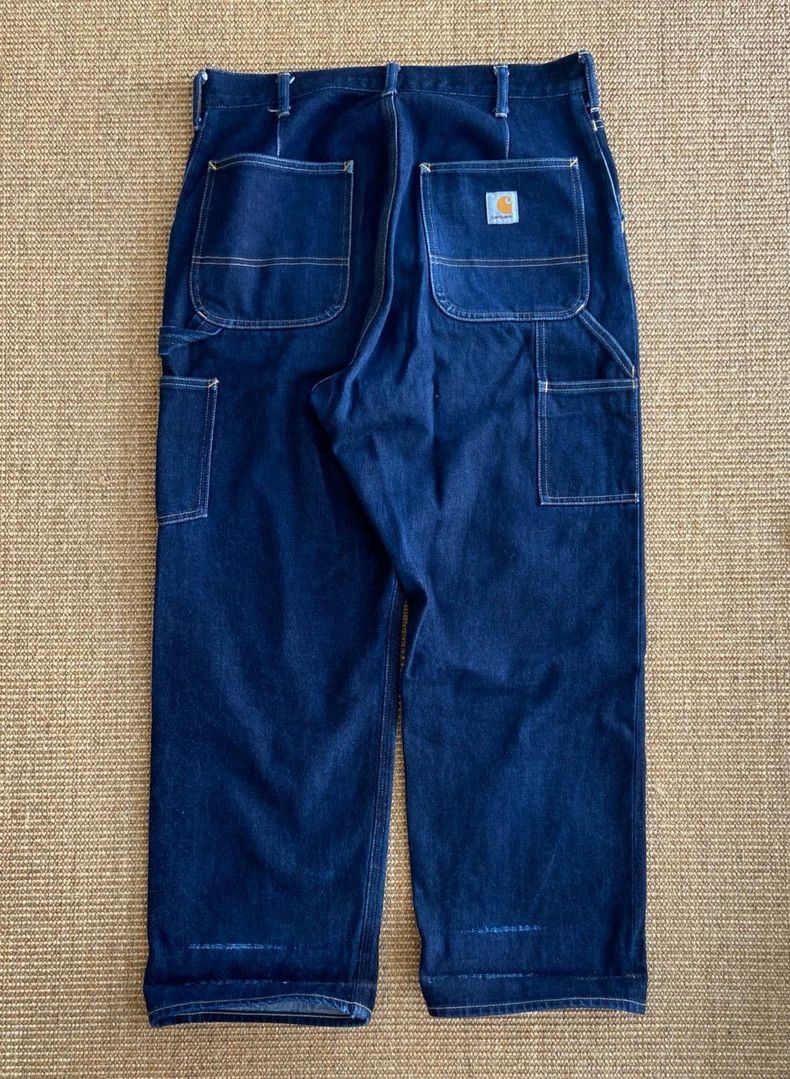 Junya Watanabe Junya Watanabe Carhartt Denim Cargo Pants Size US 26 / EU 42 - 2 Thumbnail