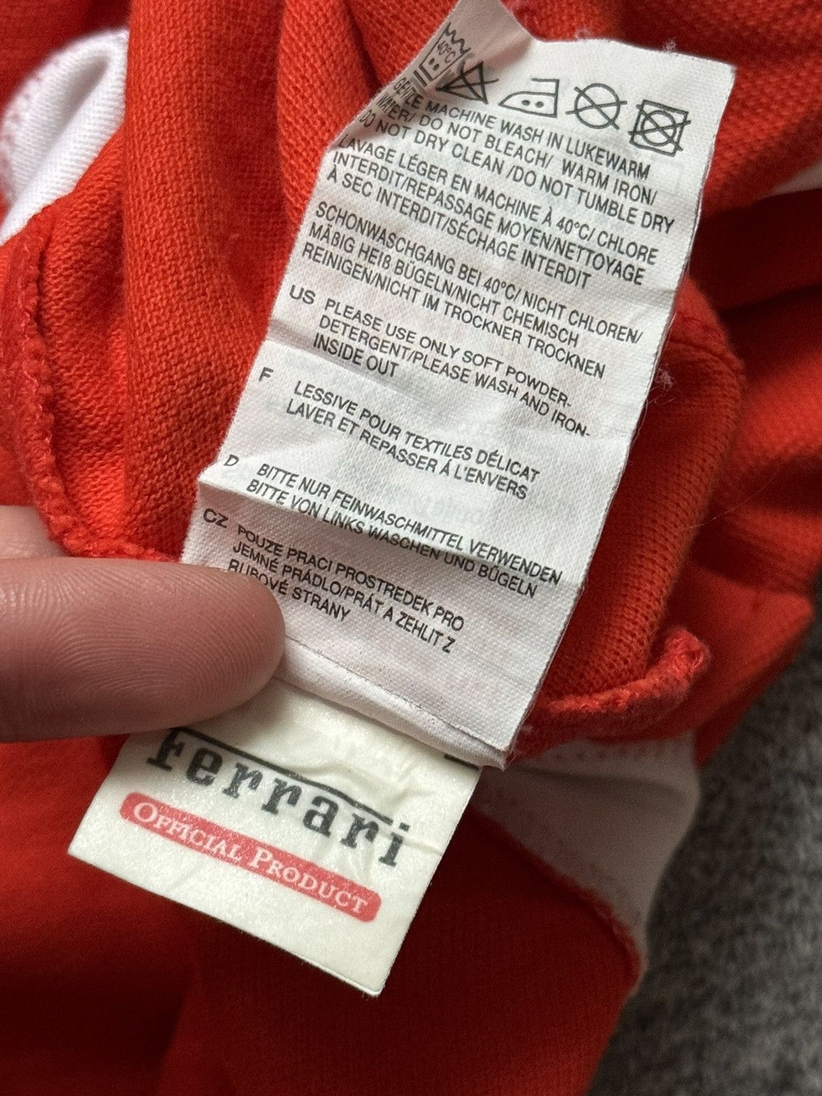 Ferrari × Puma Puma L Ferrari red racing long sleeve polo tee jersey Size US L / EU 52-54 / 3 - 11 Thumbnail