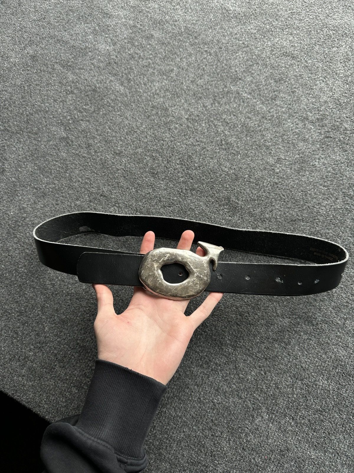 Other 🚨 RARE MEN MADE IN FRANCE Y2K LEATHER BELT VINTAGE WESTERN Size ONE SIZE - 1 Thumbnail