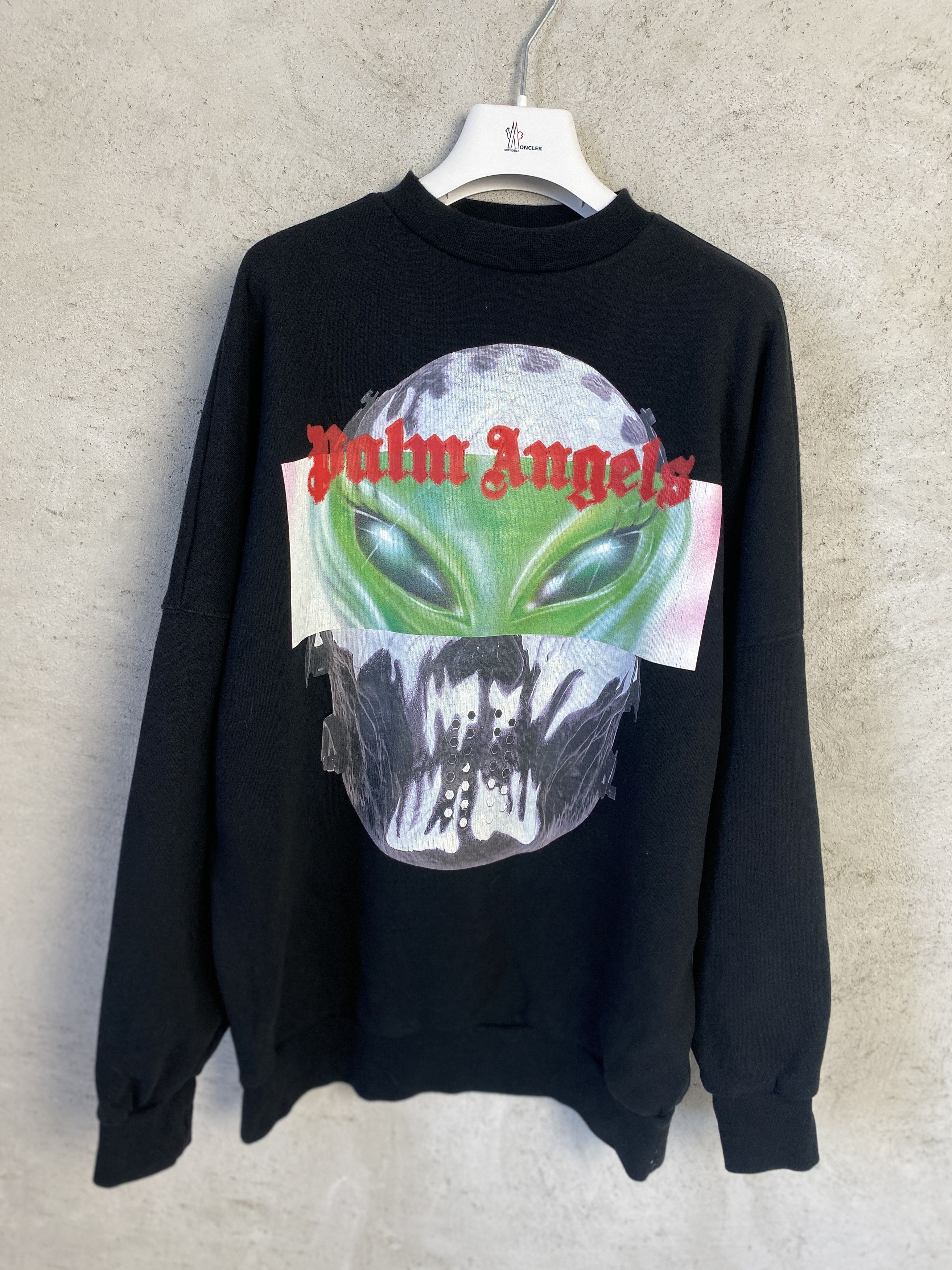 Palm Angels Palm Angels Alien graphic sweatshirt crewneck oversize Size US XS / EU 42 / 0 - 1 Thumbnail