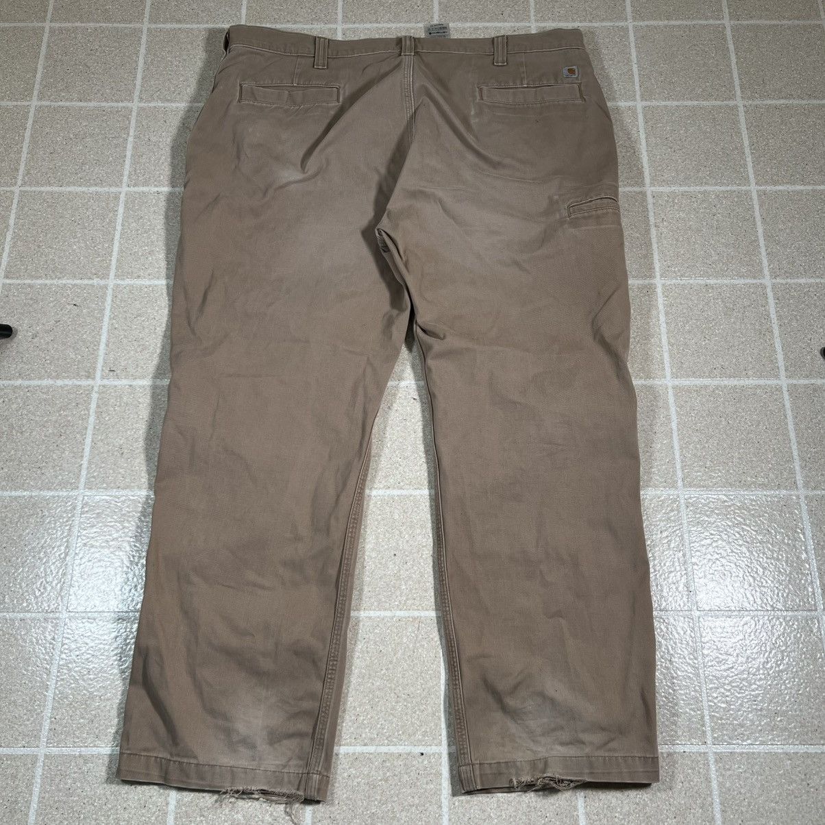 Carhartt Carhartt Relaxed Fit Khaki Work Brown Twill Pants Size 44x30 Size US 44 / EU 60 - 1 Thumbnail