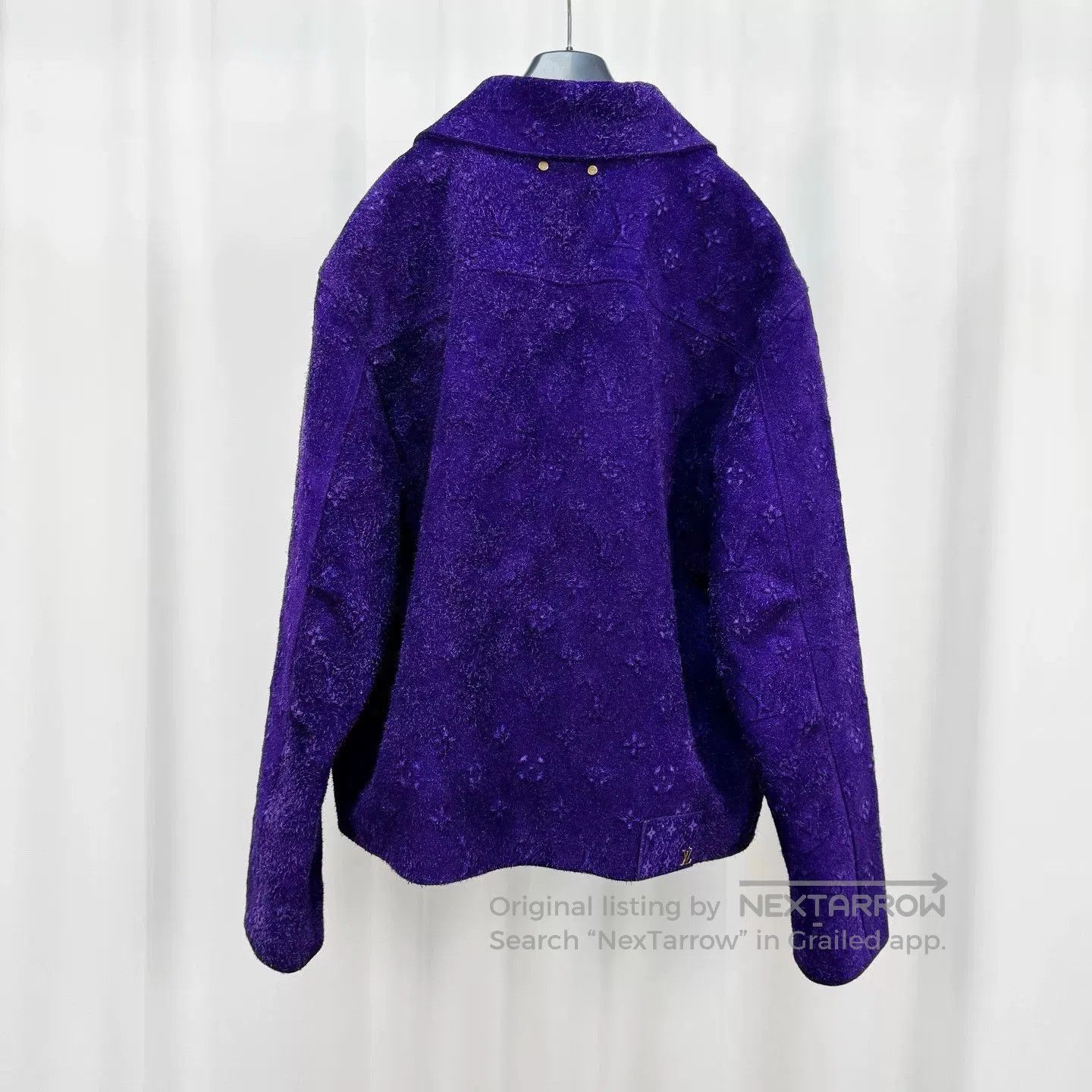 Louis Vuitton Louis Vuitton Embossed Monogram Suede Jacket. Size US M / EU 48-50 / 2 - 2 Thumbnail