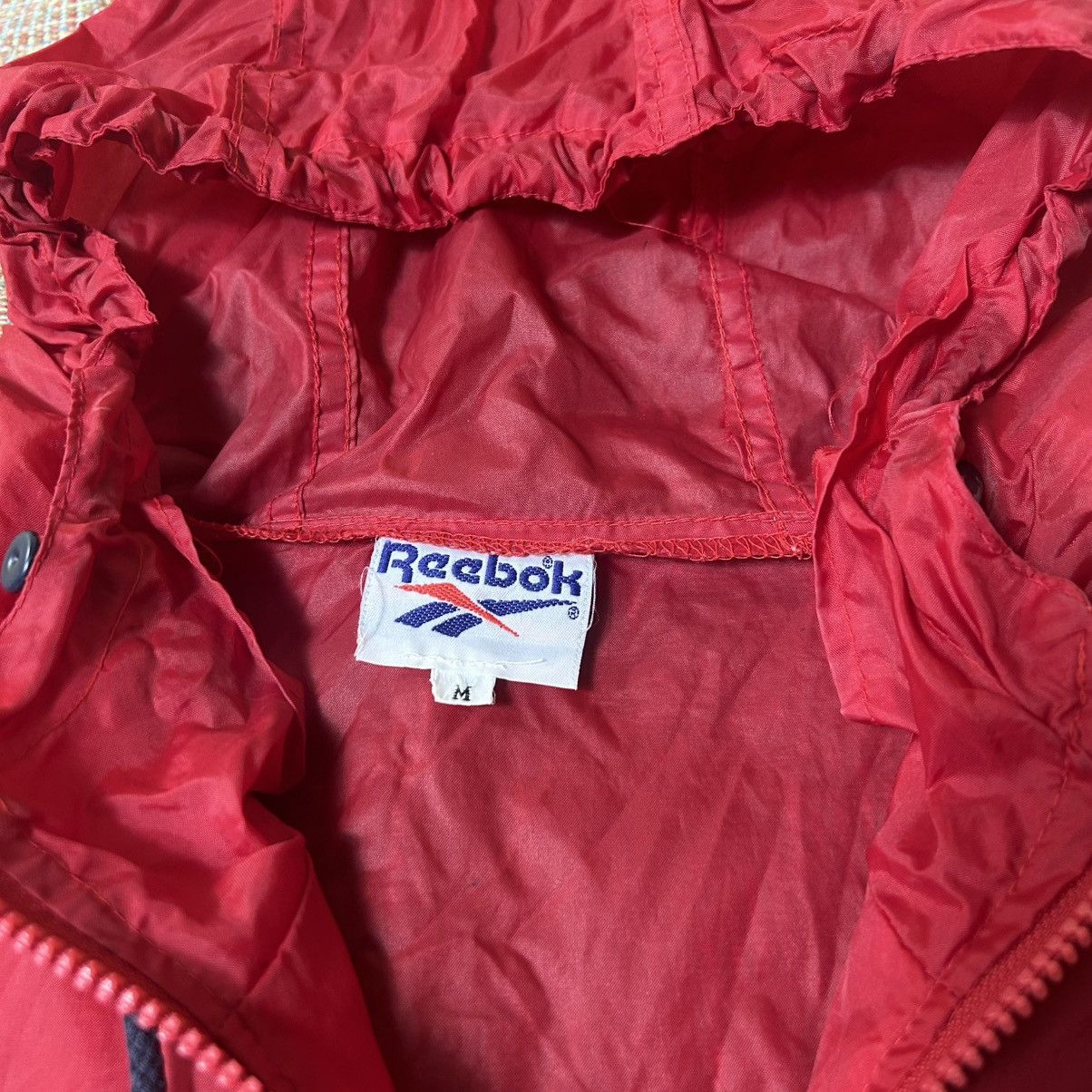 Reebok Vintage 90s Reebok Windbreaker Jacket Size M / US 6-8 / IT 42-44 - 8 Thumbnail