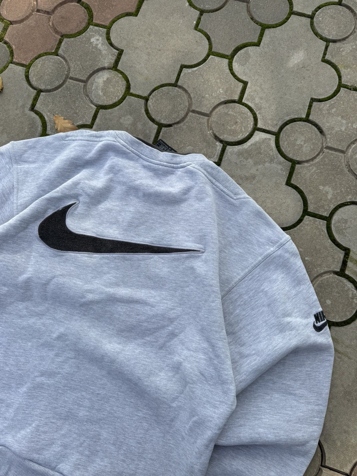 Nike Vintage Nike Big Swoosh Spell Out Boxy Sweatshirt Size US M / EU 48-50 / 2 - 4 Thumbnail