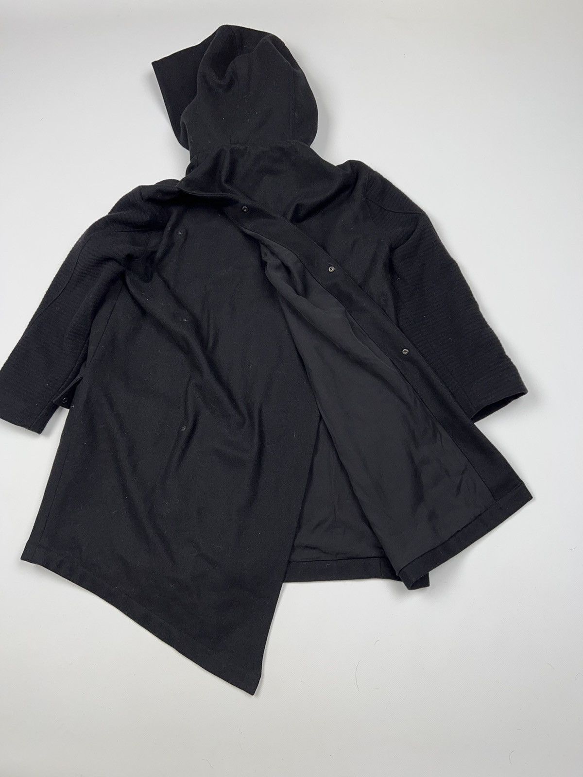 Allsaints Allsaints Odetta Parka Oversized Wool Asymmetrical Coat Size S / US 4 / IT 40 - 13 Thumbnail