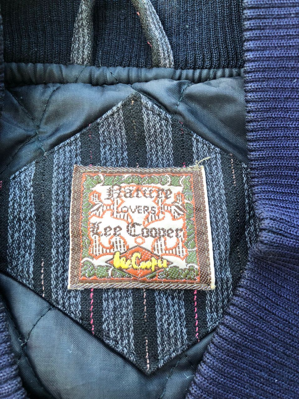 Lee Vintage Lee Cooper Stripes Bomber Jacket Size US L / EU 52-54 / 3 - 3 Thumbnail